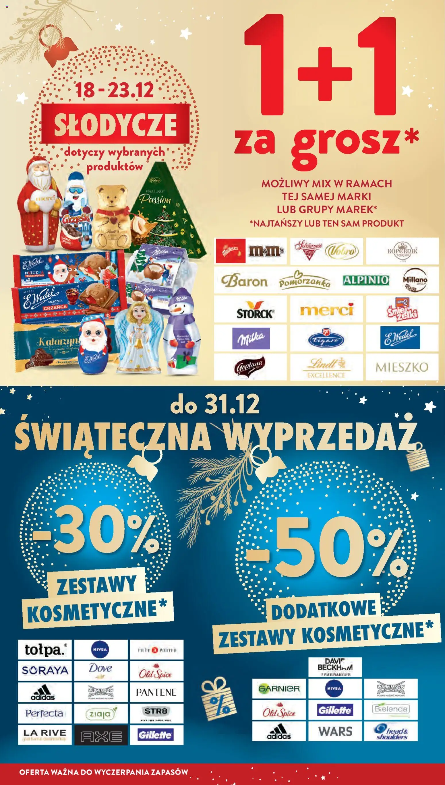 Intermarche Gazetka od 18.12.2025 | Strona: 12 | Produkty: Słodycze, Merci, Milka, Old spice