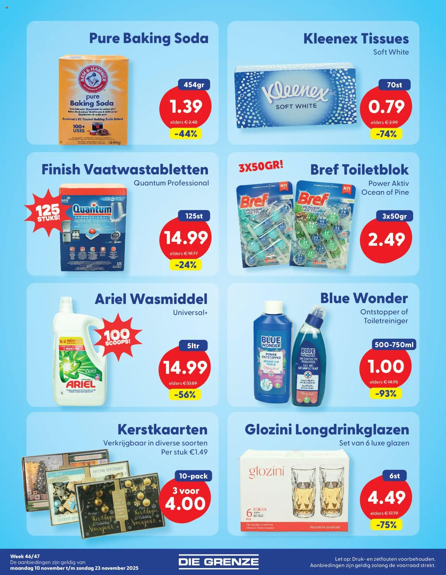 {H1} | Pagina: 7 | Producten: Wasmiddel, Wc, Tissues, Gel