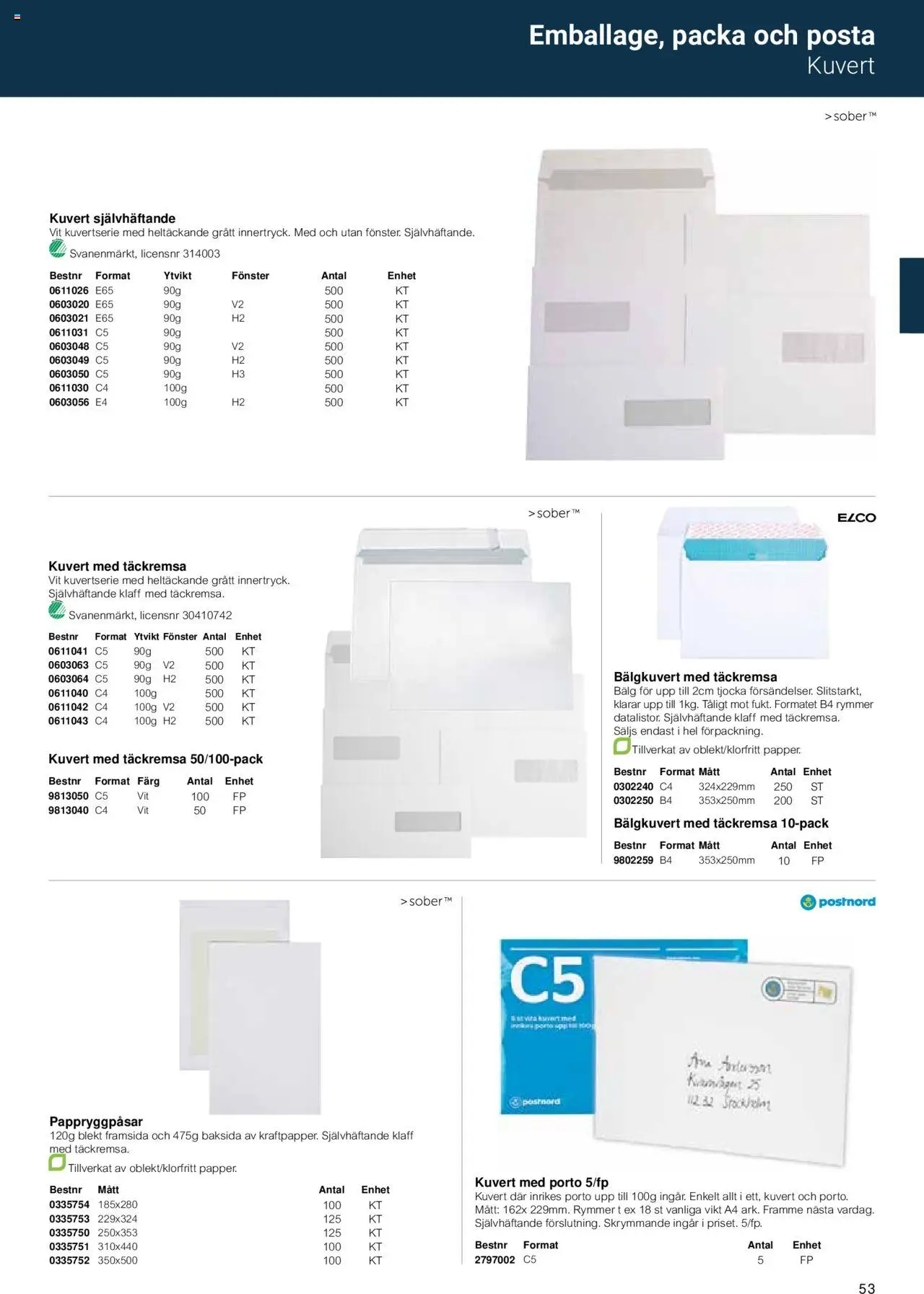 Office Depot reklamblad aktuell från 15.02.2024 | Sida: 55 | Produkter: Kuvert