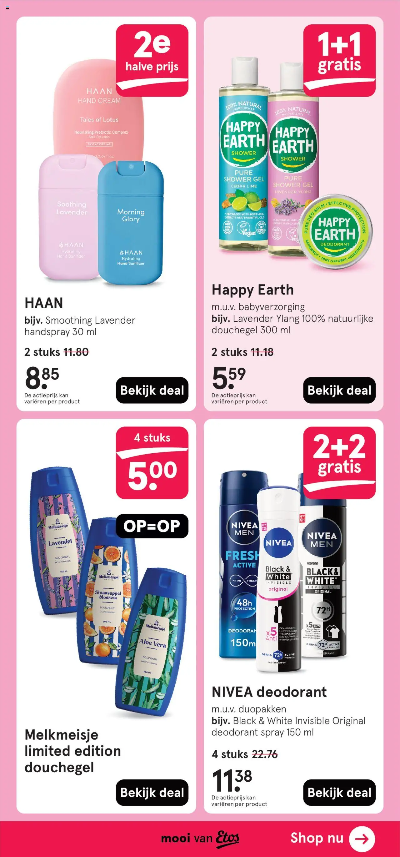  | Pagina: 17 | Producten: Deodorant, Kan, Gel, Douchegel
