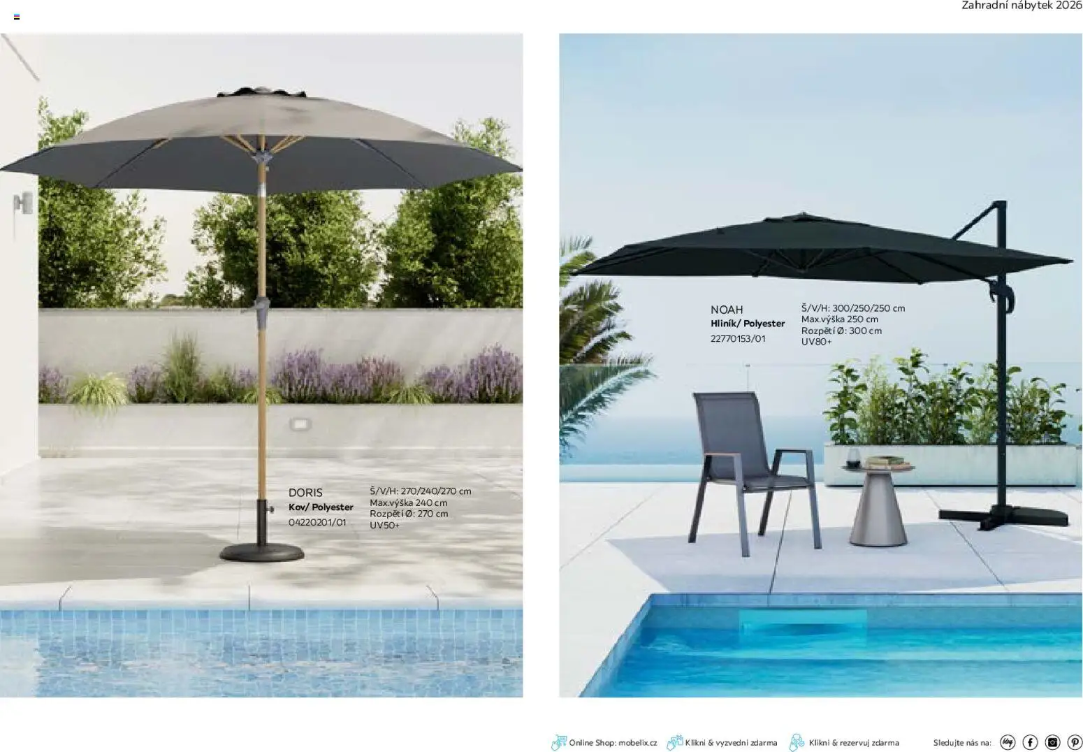 Möbelix leták - Zahradní nábytek od 01.03.2026 | Strana: 52 | Produkty: Nábytek, Zahradní nábytek