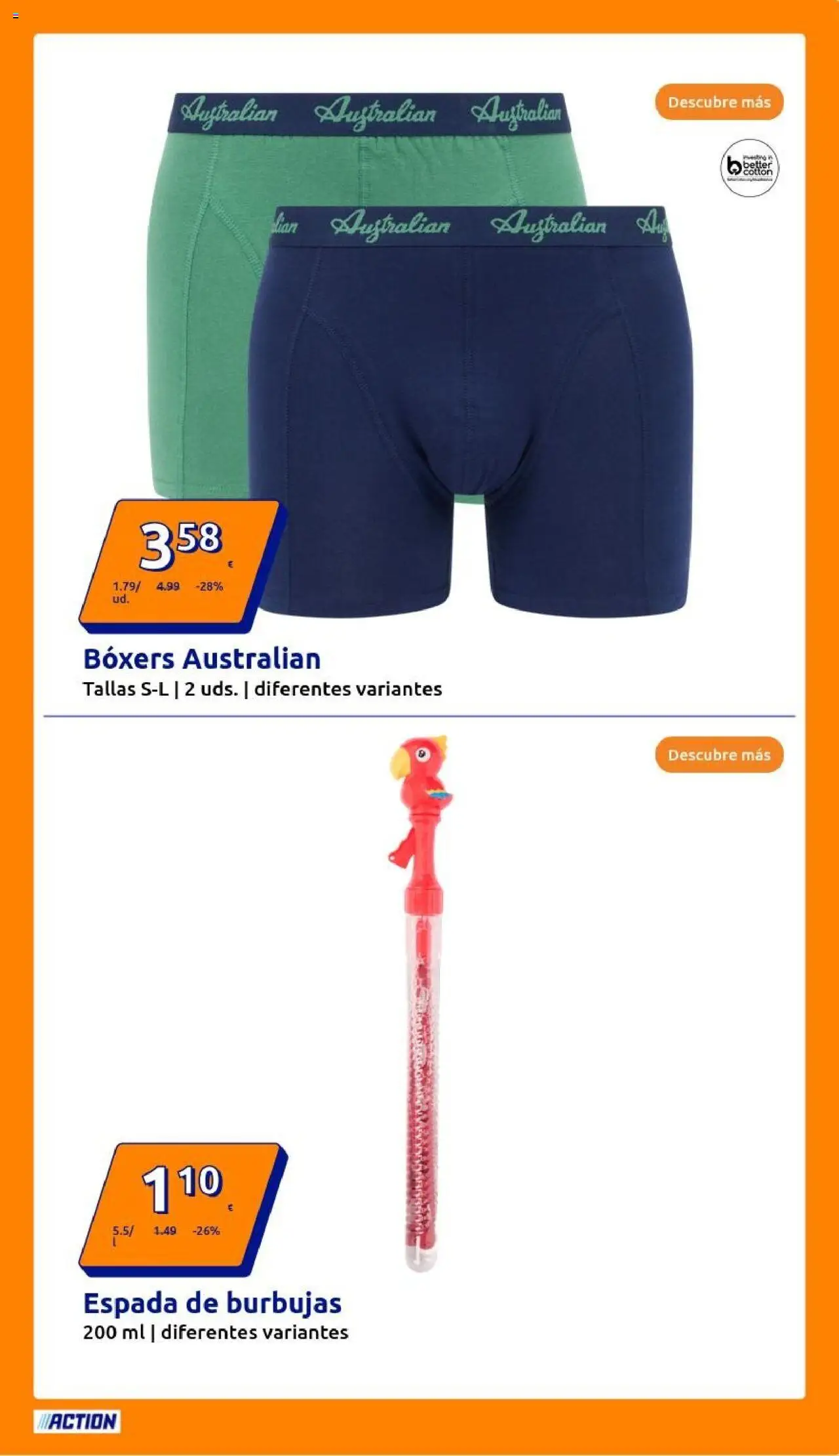 Action - Action ES week 32 2025 │ válido desde el 06.08.2025 | Página: 5 | Productos: Boxers