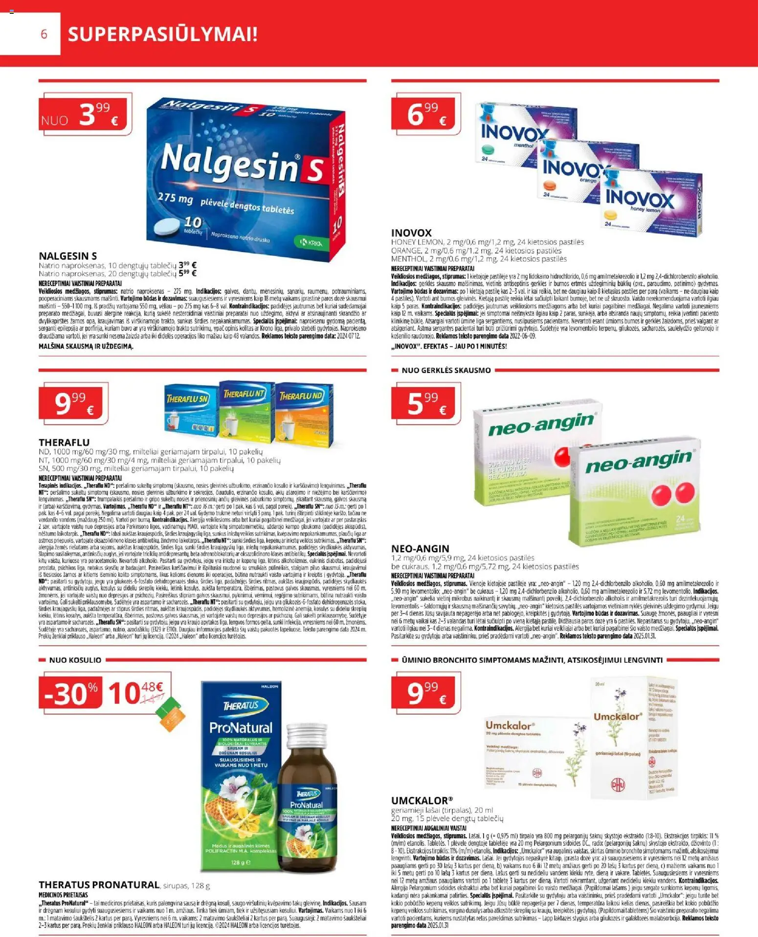 Gintarinė akcijos nuo 01.03.2026 | Puslapis: 6 | Prekių: Druska