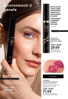 Noul catalog Oriflame – valabil de la 01.10.2025 | Pagină: 48 | Produse: Portfard, Mascara, Apă