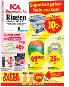 ICA Supermarket - Stockholm - Förhandsvisning av reklamblad från butik ICA Supermarket aktuell från 23.03.2026