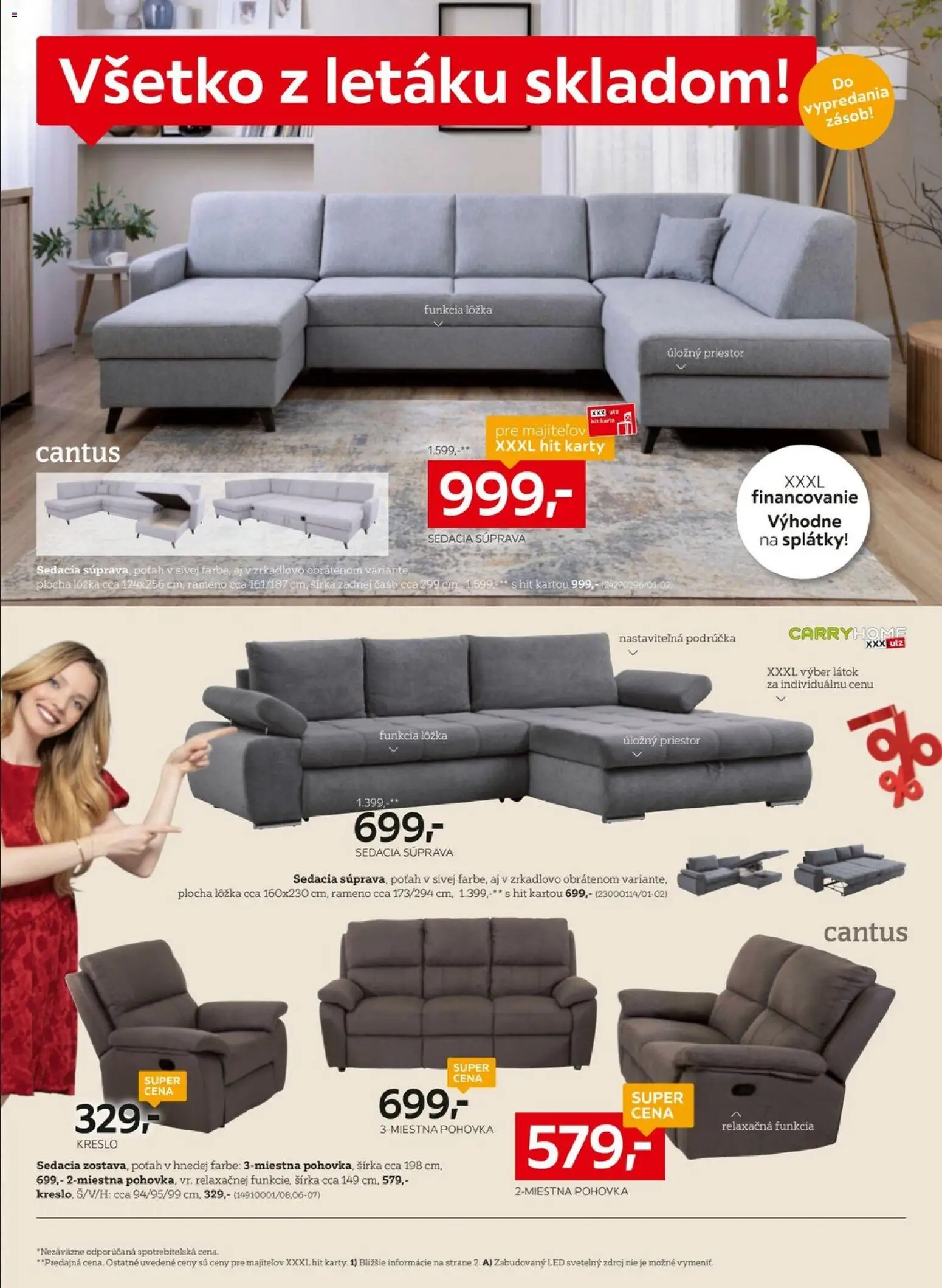 Nové XXXLutz akcie – leták je platný od 09.03.2026 | Strana: 4 | Produkty: Sedacia súprava, Pohovka, Kreslo, Led