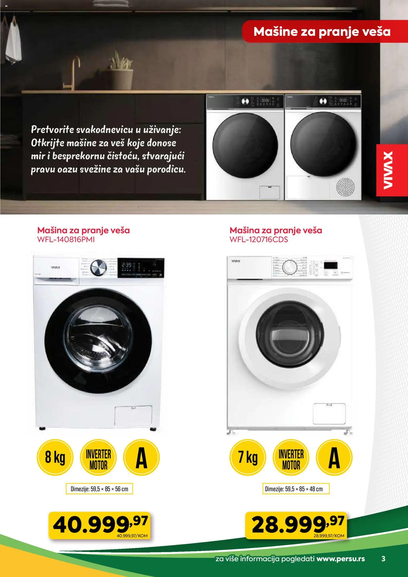 PerSu katalog - važi od 12.12.2025 | Strana: 3 | Proizvode: Mašina za pranje veša