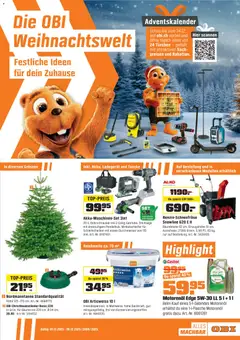 OBI - Die OBI Weihnachtswelt. ab 30.11.2025 gültig