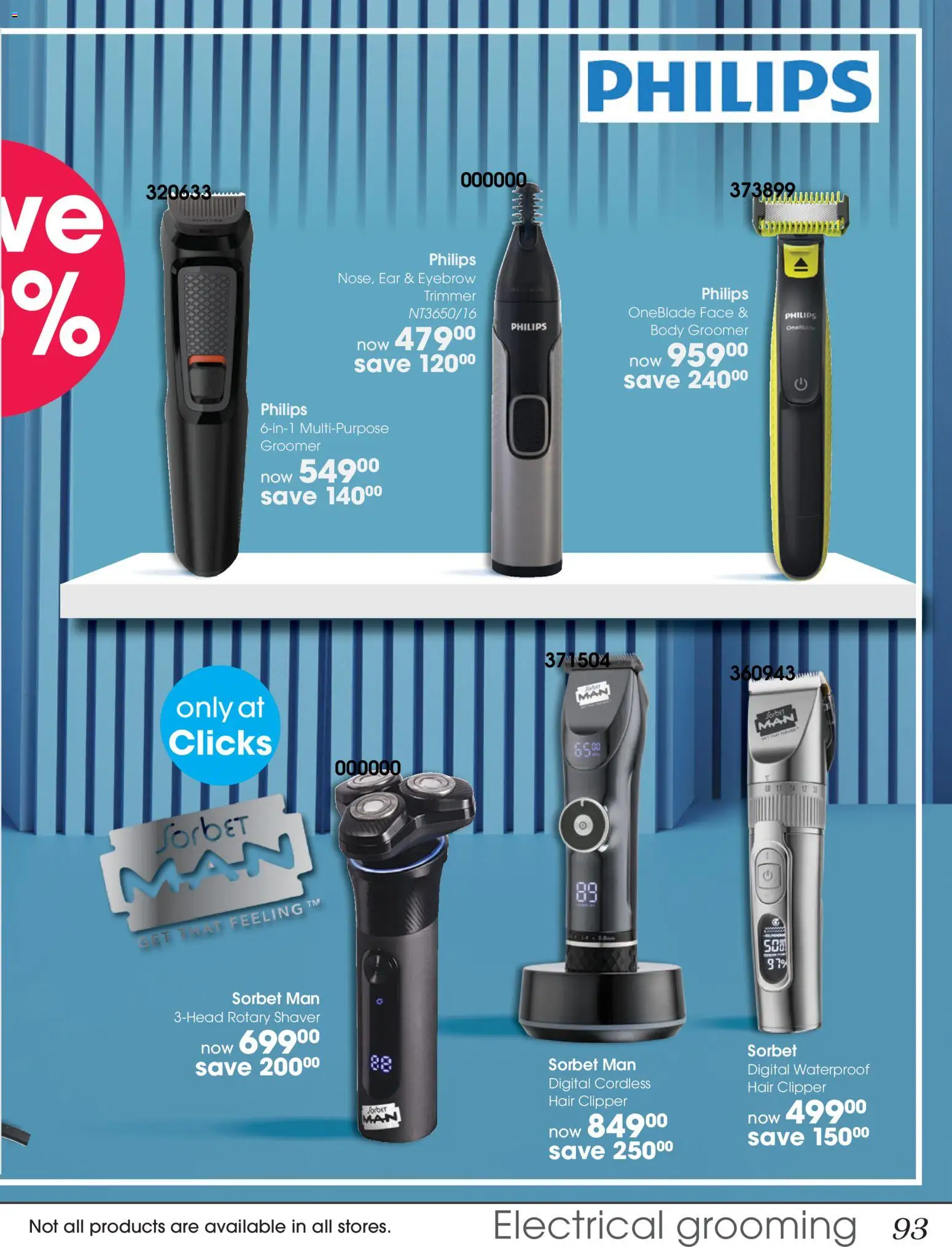 New Clicks catalogue – valid from 28.10.2025 | Page: 93 | Products: Hair clipper