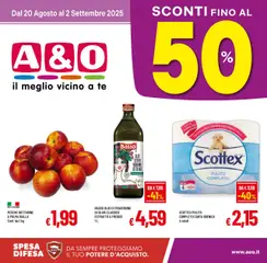 Anteprima del volantino Volantino A&O	 valido a partire dal 20.08.2025