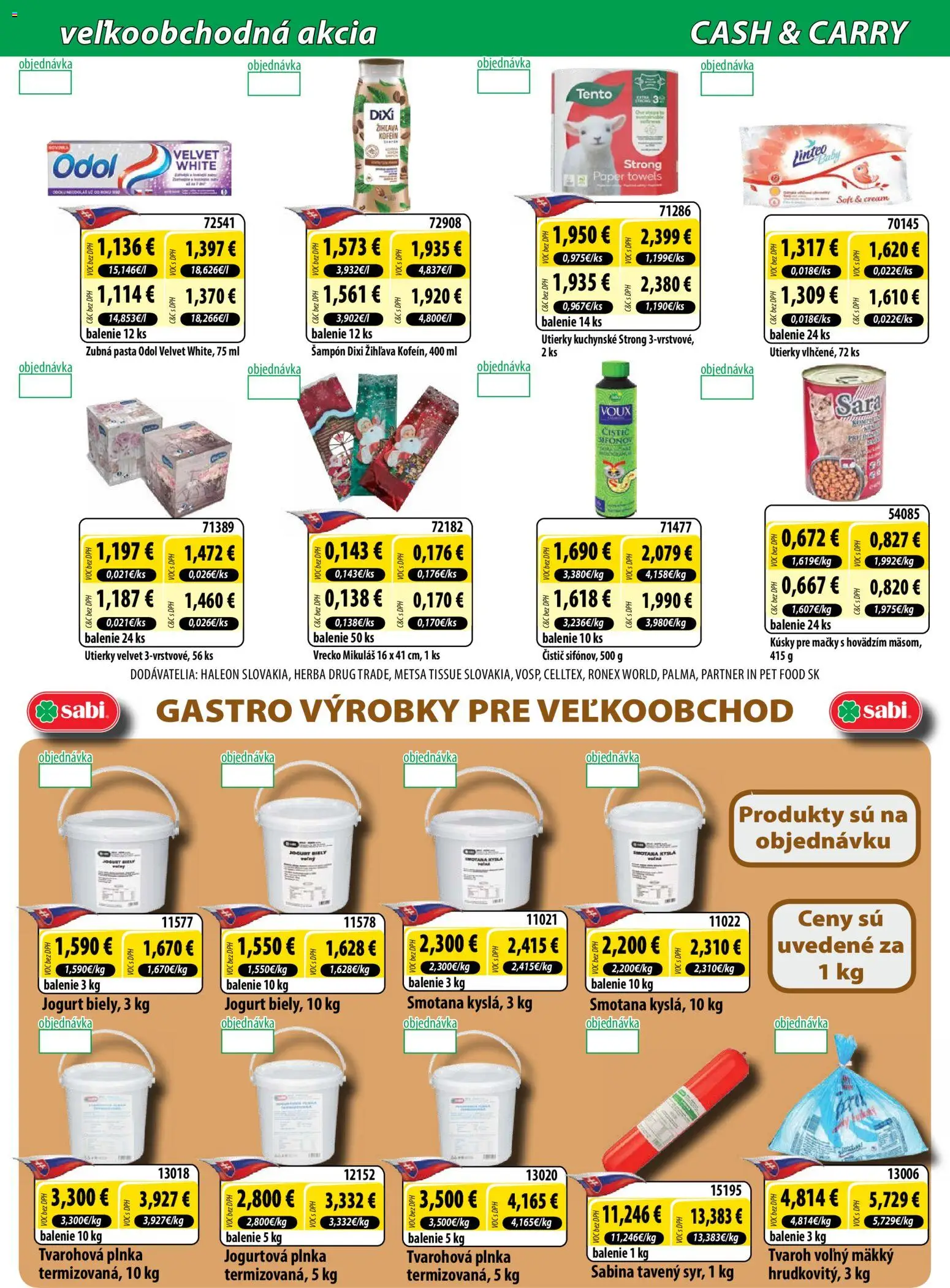 Nové Milk Agro akcie – leták je platný od 26.11.2025 | Strana: 7 | Produkty: Smotana, Šampón, Zubná pasta, Tvaroh