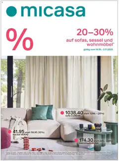 Migros Magazin ab 20.10.2025 gültig | Seite: 28 | Produkte: Hocker, Sofa, Sessel