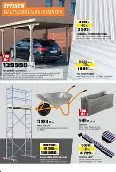 OBI Akciós újság - amely érvényes a következő dátumtól: 01.10.2025 | Oldal: 8 | Termékek: Zsalukő, Lemez, Kocsibeálló, Hullámlemez