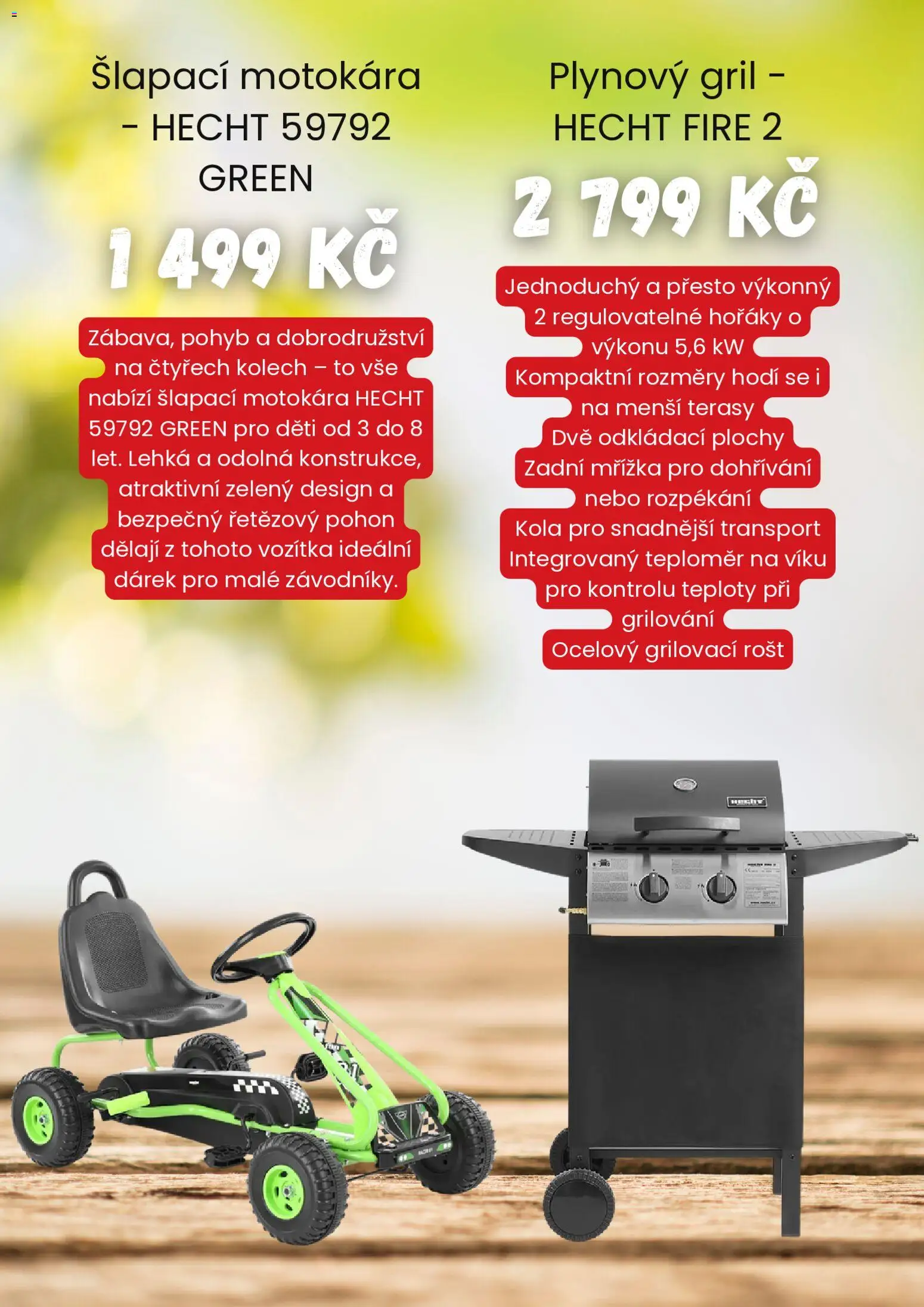 Hecht Black Friday od 28.11.2025 | Strana: 4 | Produkty: Hecht, Teploměr, Motokára, Kola