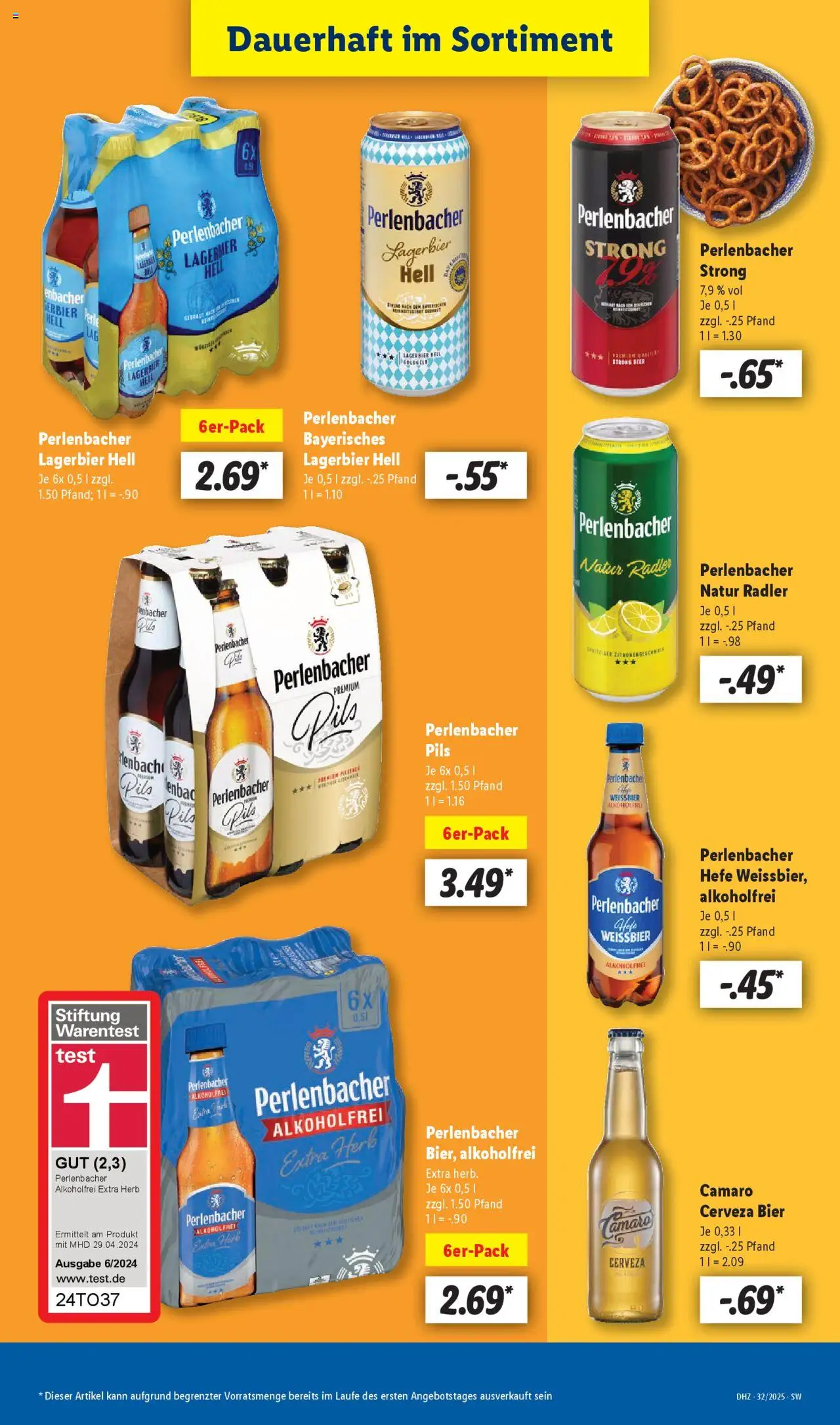 Lidl Prospekt Dornstetten - gültig ab dem 04.08.2025 | Seite: 47 | Produkte: Bier, Weißbier, Pils, Radler