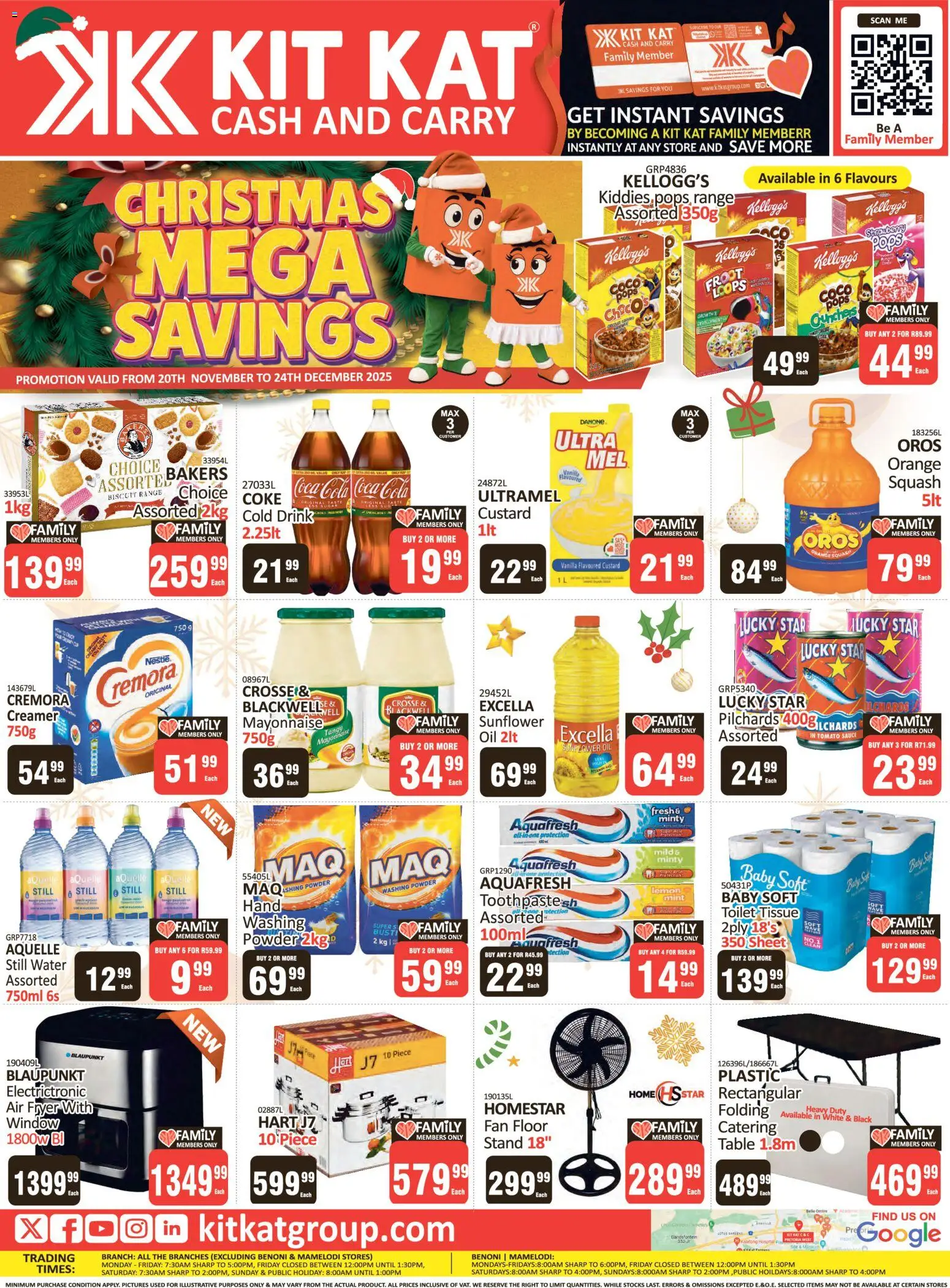 New KIT KAT Cash & Carry catalogue – valid from 20.10.2025 | Page: 1 | Products: Fan, Toilet, Powder, Lemon