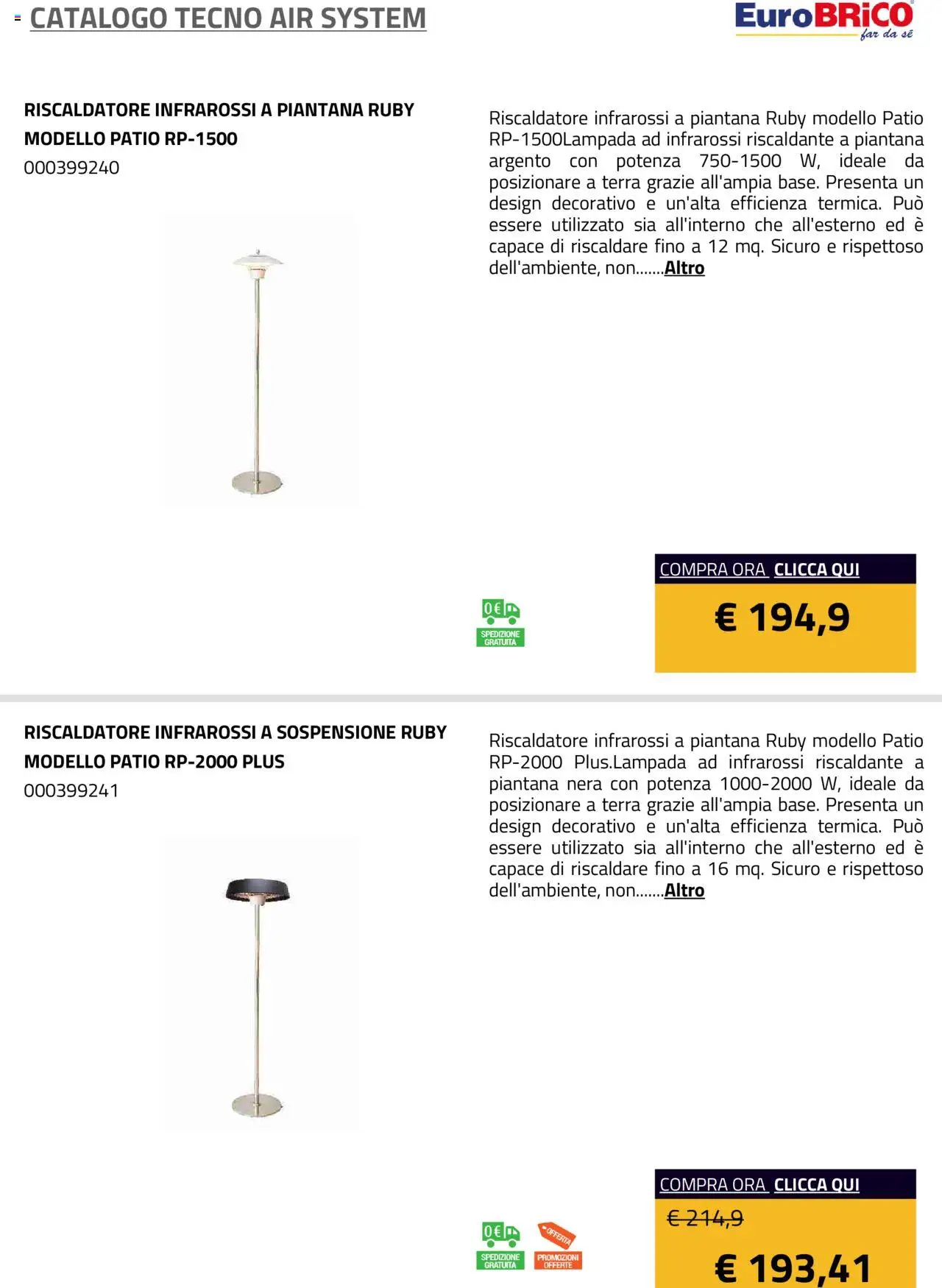 Volantino Eurobrico del 23.07.2025 | Pagina: 46 | Prodotti: Terra