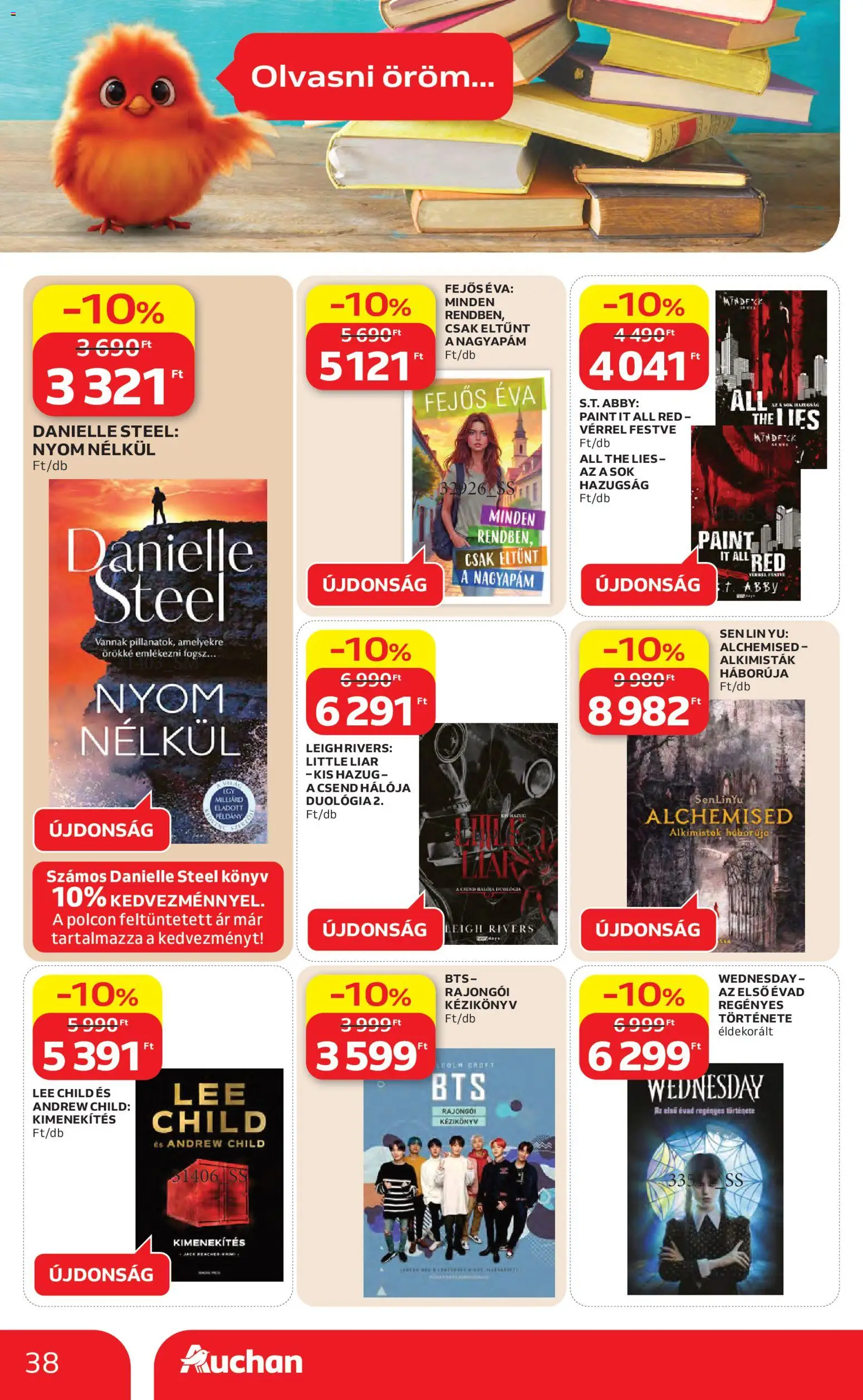 Auchan akciós ujság - amely érvényes a következő dátumtól: 23.04.2026 | Oldal: 38