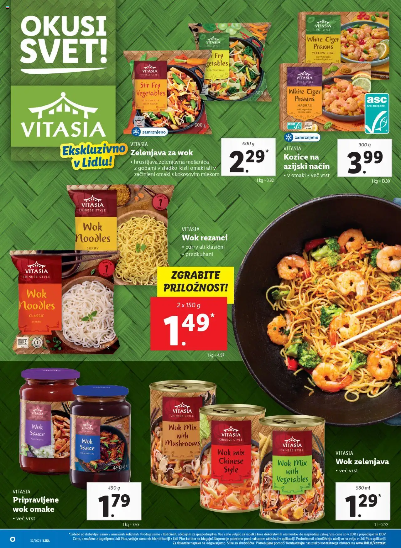 Lidl katalog │ velja od 07.08.2025 | Stran: 22 | Izdelki: Rezanci, Kozice, Zelenjava