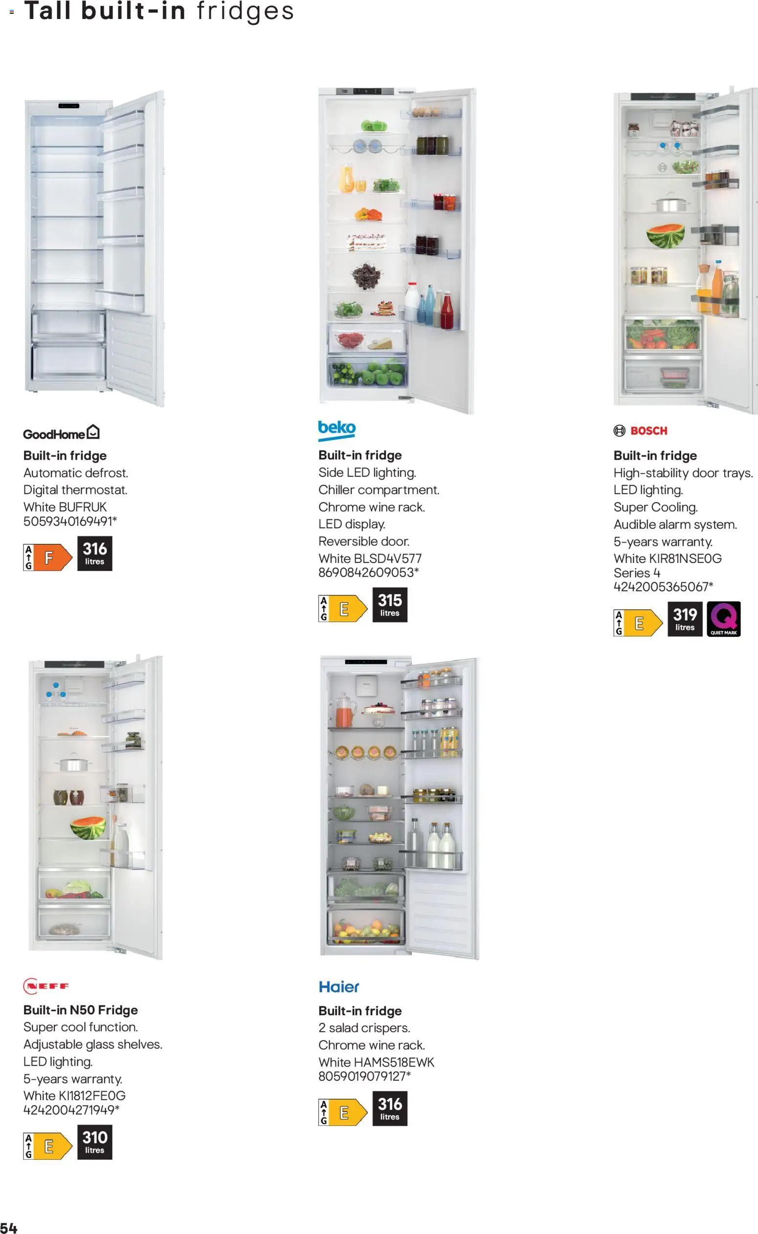 {H1} | Page: 54 | Products: Door, Wine, Salad