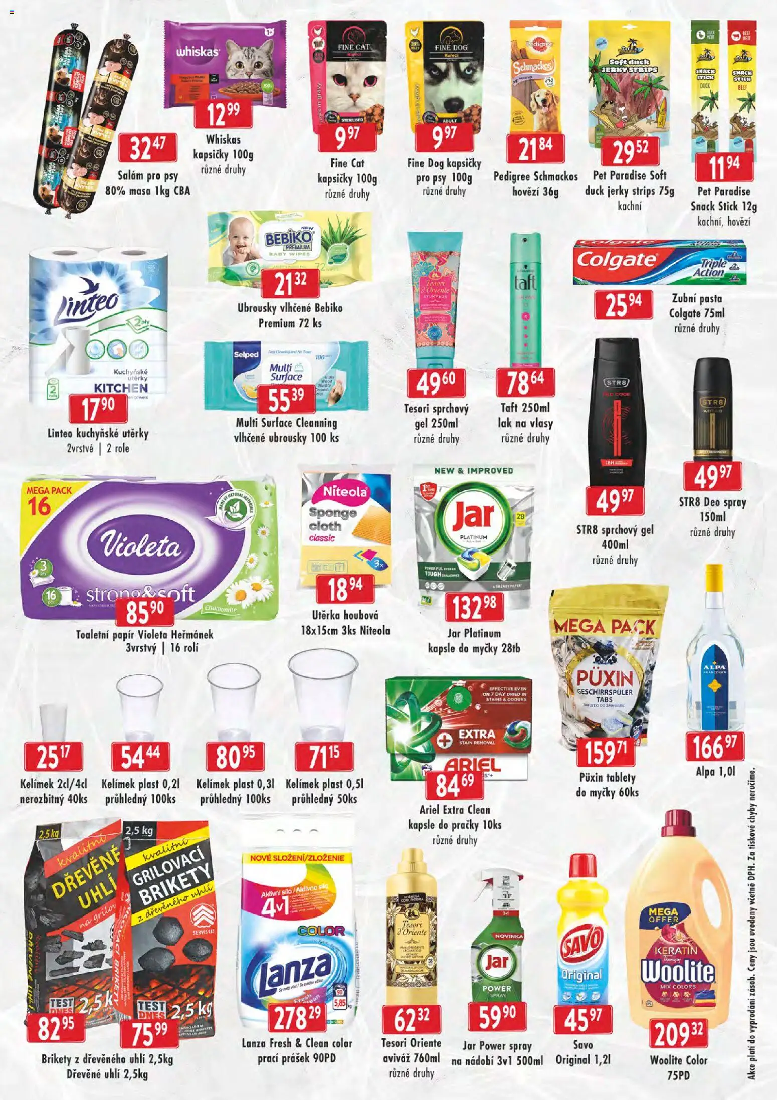 Astur & Qanto leták - cash&carry Jeseník, Krnov od 15.04.2026 | Strana: 6 | Produkty: Vlhčené ubrousky, Aviváž, Utěrky, Jar platinum