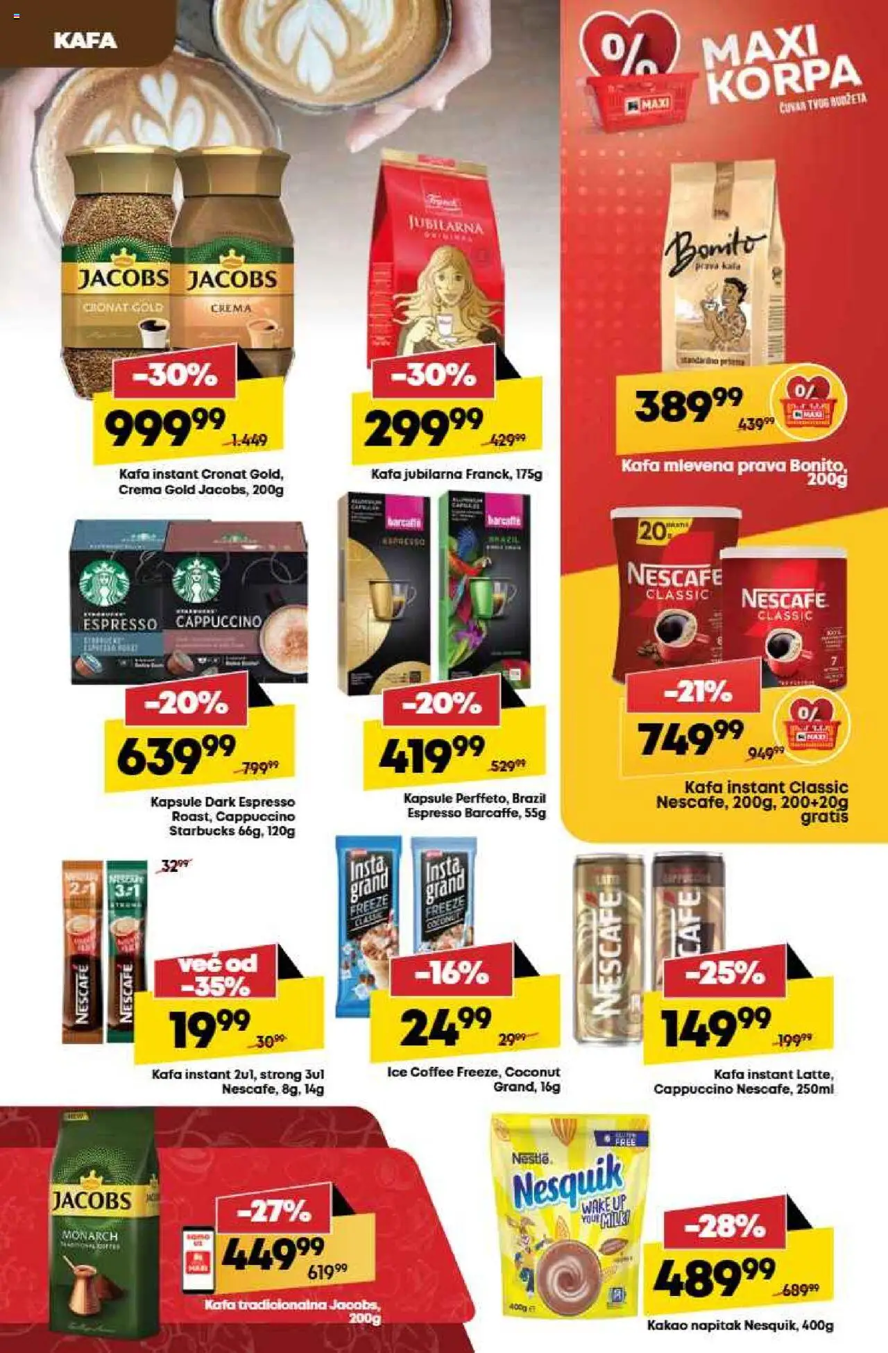 Tempo katalog - važi od 31.07.2025 | Strana: 24 | Proizvode: Kapsule, Korpa, Kafa, Nescafé