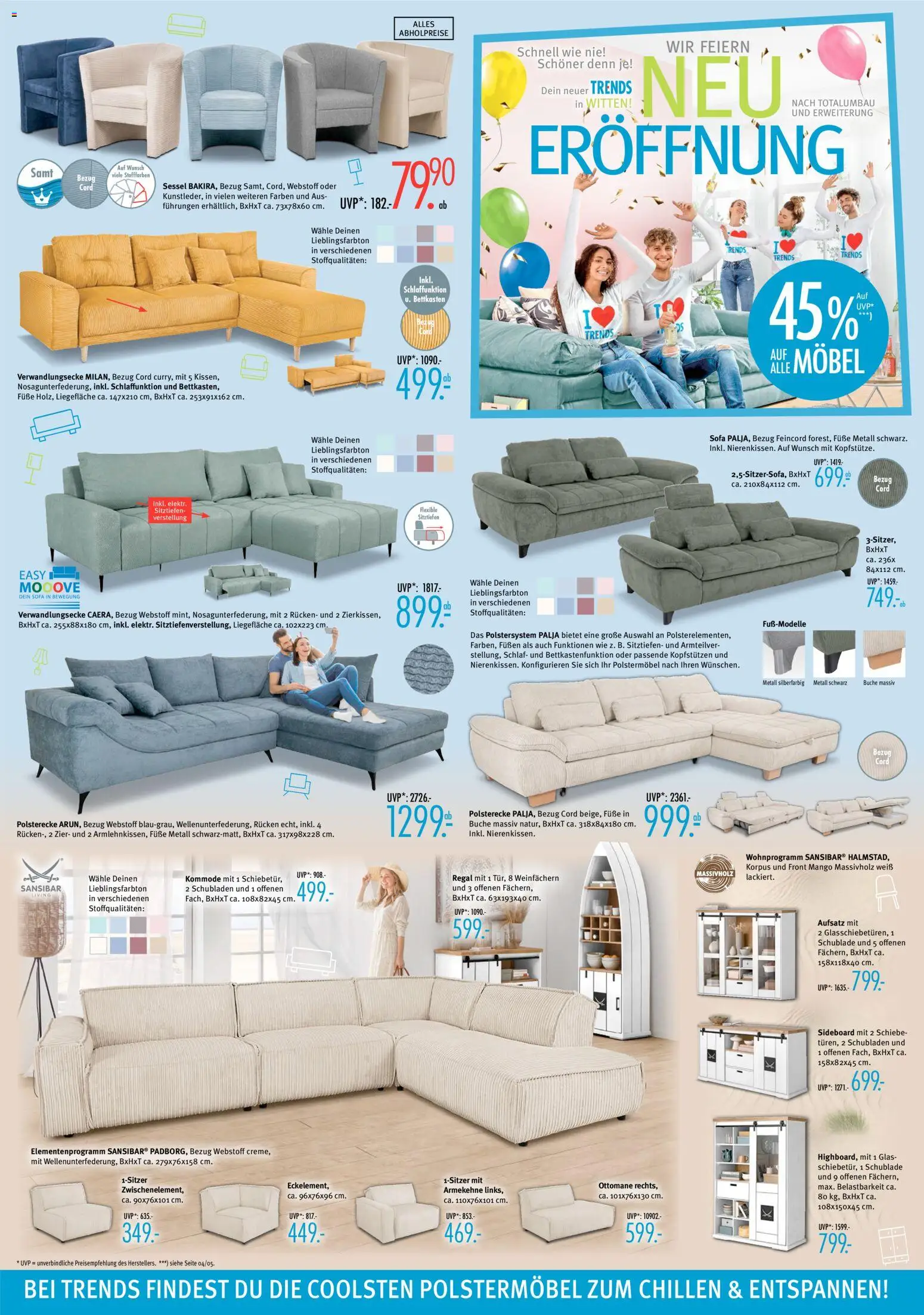 Trends Prospekt 	 – gültig ab 15.11.2025 | Seite: 2 | Produkte: Presse, Kommode, Schuhregal, Mango