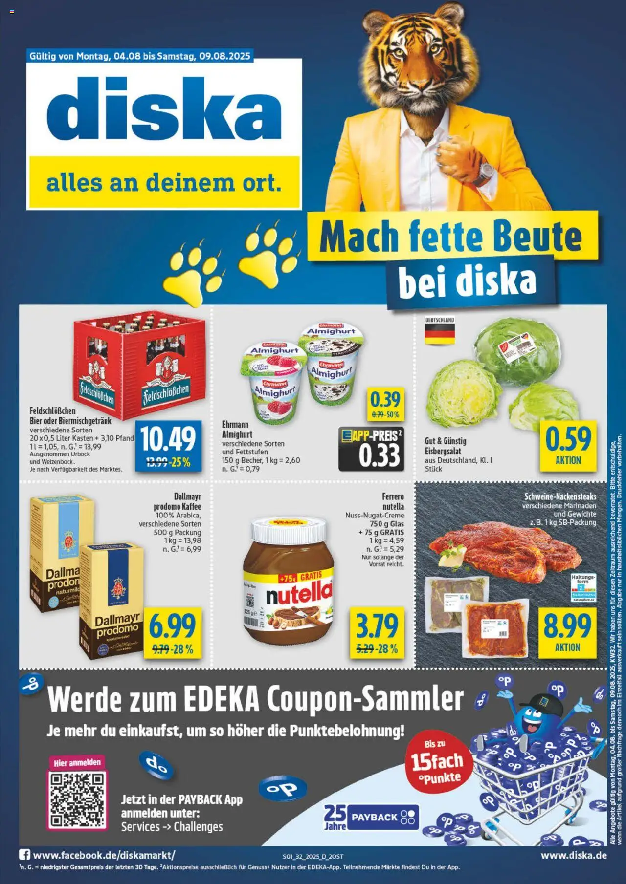 Diska Prospekt 	 - gültig ab dem 04.08.2025 | Seite: 1