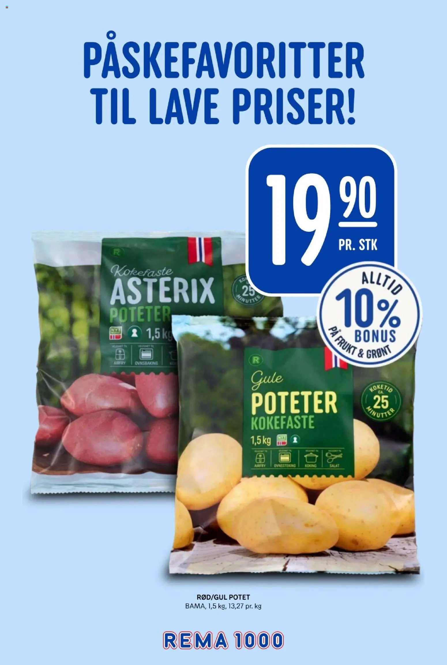 {H1} | Side: 12 | Produkter: Poteter