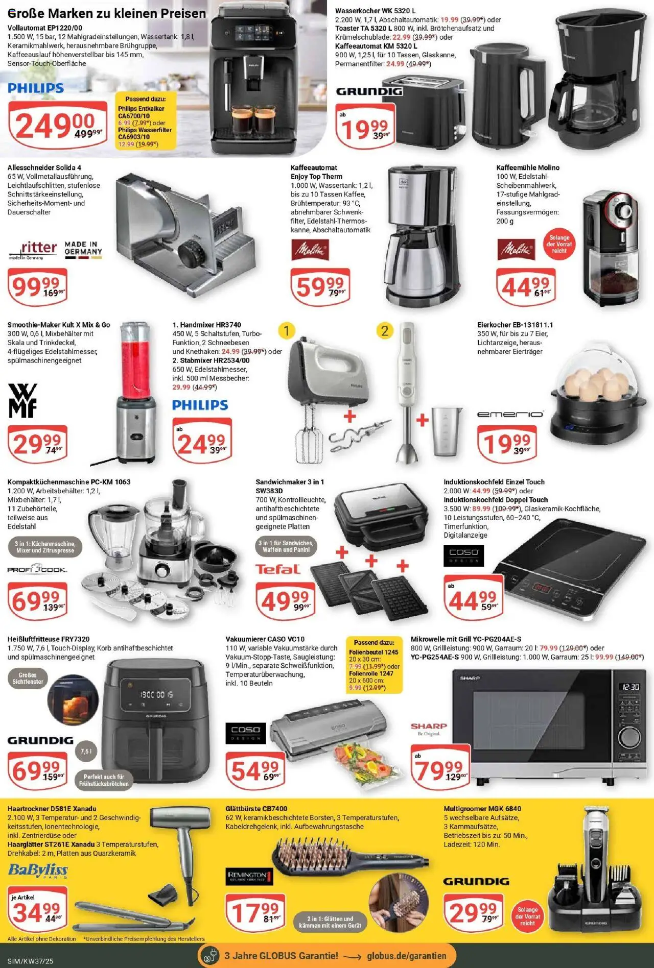 Globus prospekt Simmern	 – gültig ab 07.09.2025 | Seite: 21 | Produkte: Top, Sandwichmaker, Toaster, Stabmixer