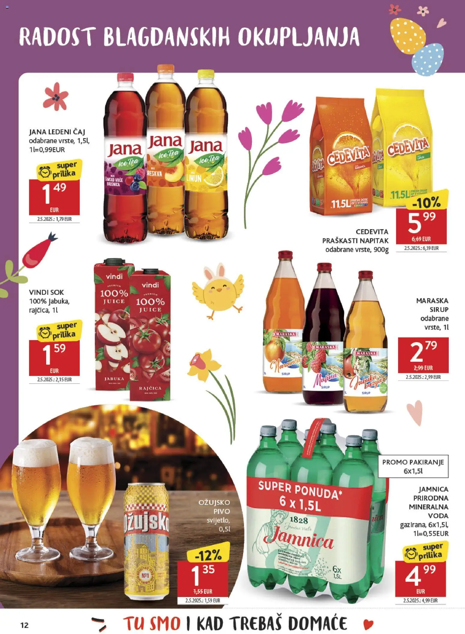 Konzum HR akciós ujság - amely érvényes a következő dátumtól: 30.03.2026 | Oldal: 12 | Termékek: Ice tea, Tea