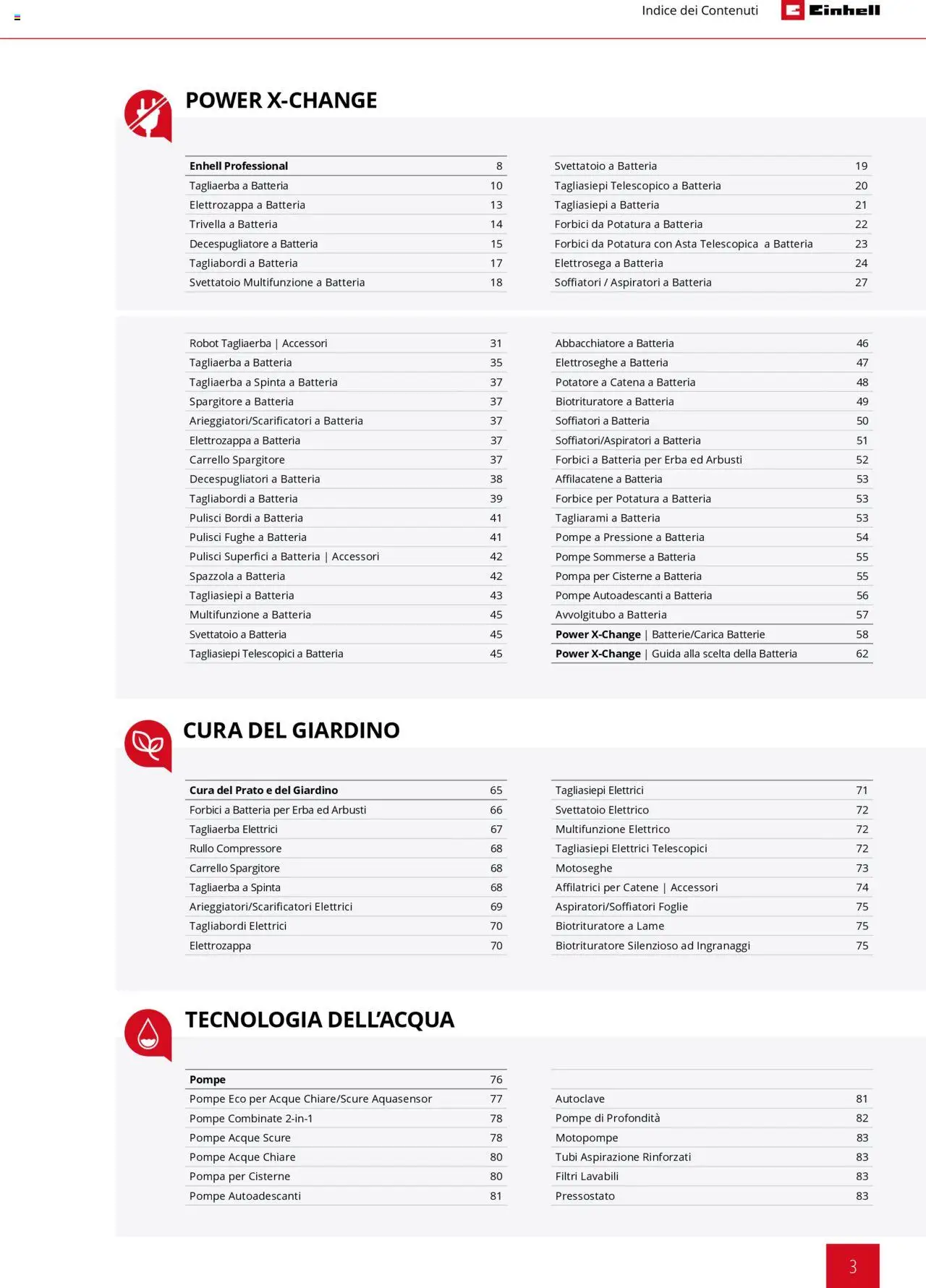 Volantino Einhell del 01.02.2025 | Pagina: 3 | Prodotti: Carrello, Decespugliatore, Forbice, Robot