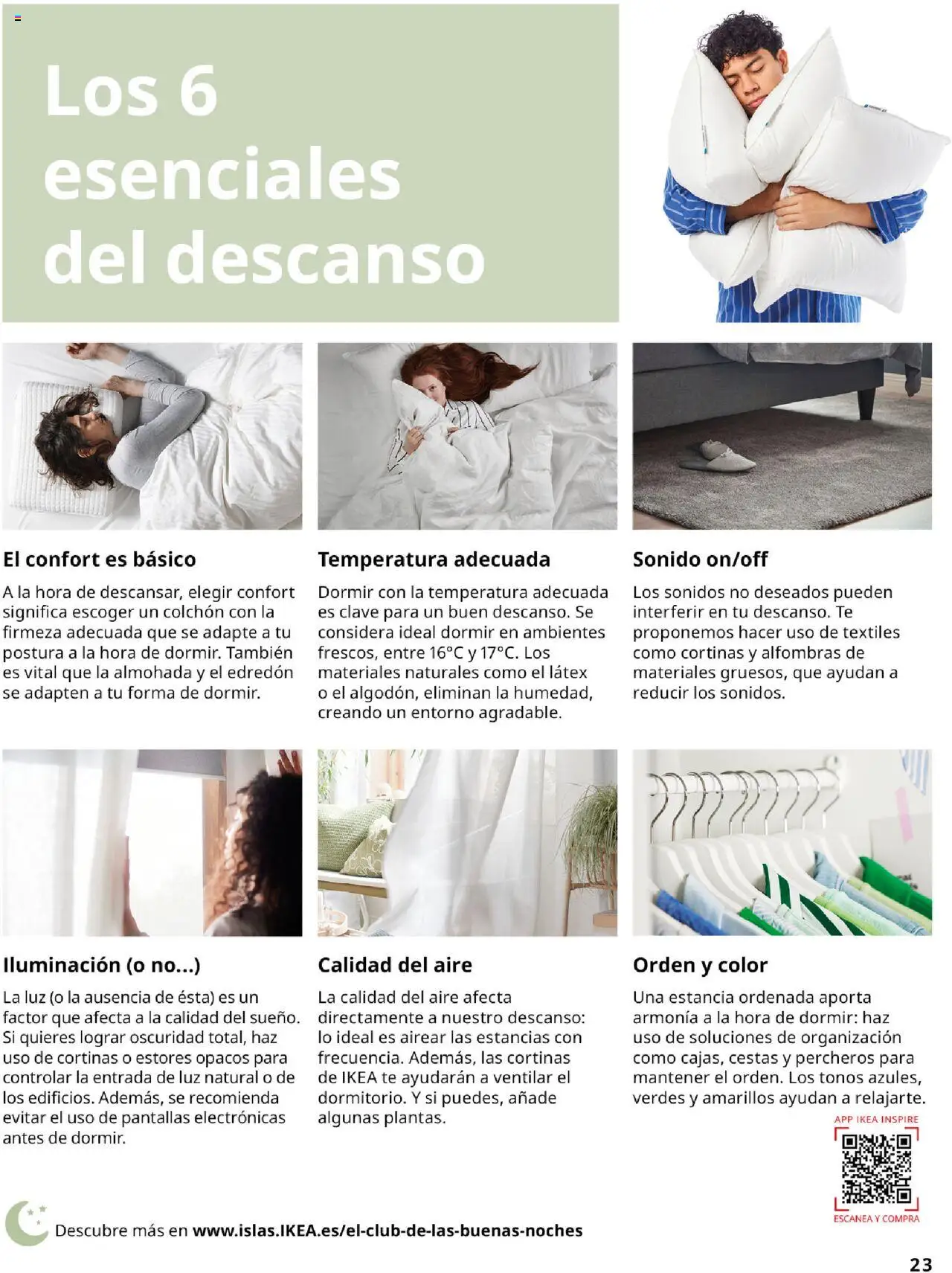 Catálogo IKEA Dormitorios │ válido desde el 04.02.2025 | Página: 23 | Productos: Edredón, Té, Colchon, Almohada