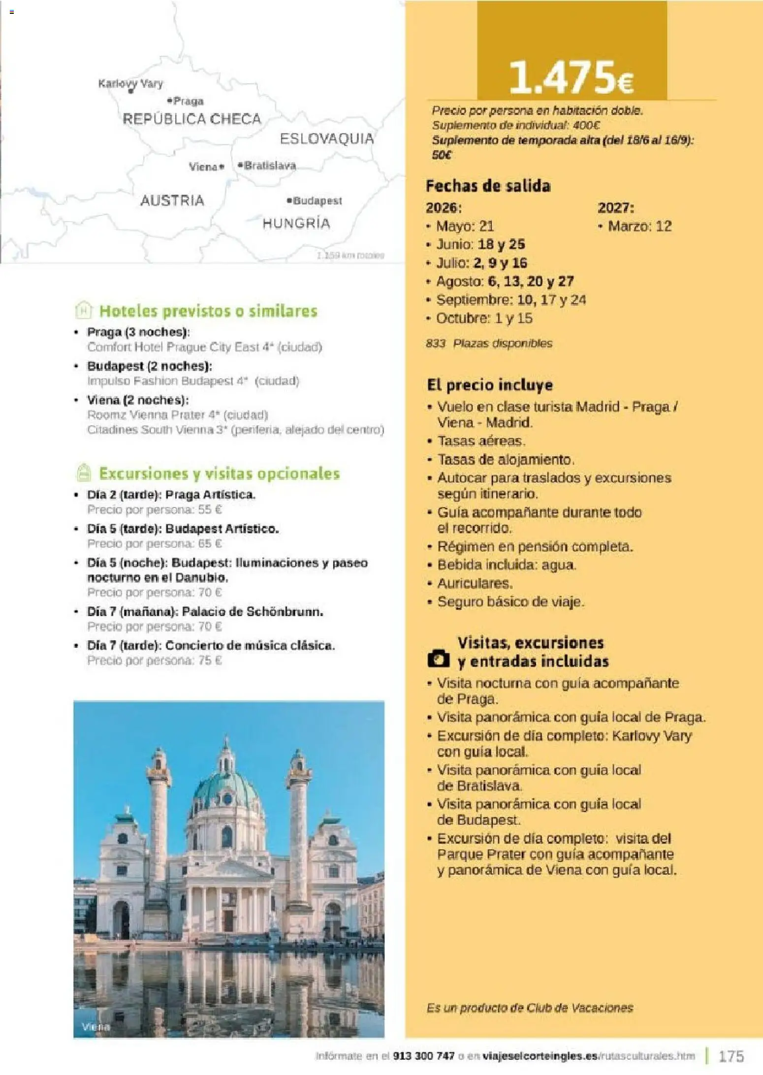 Viajes El Corte Inglés Rutas Culturales de la Comunidad de Madrid │ válido desde el 01.04.2026 | Página: 175