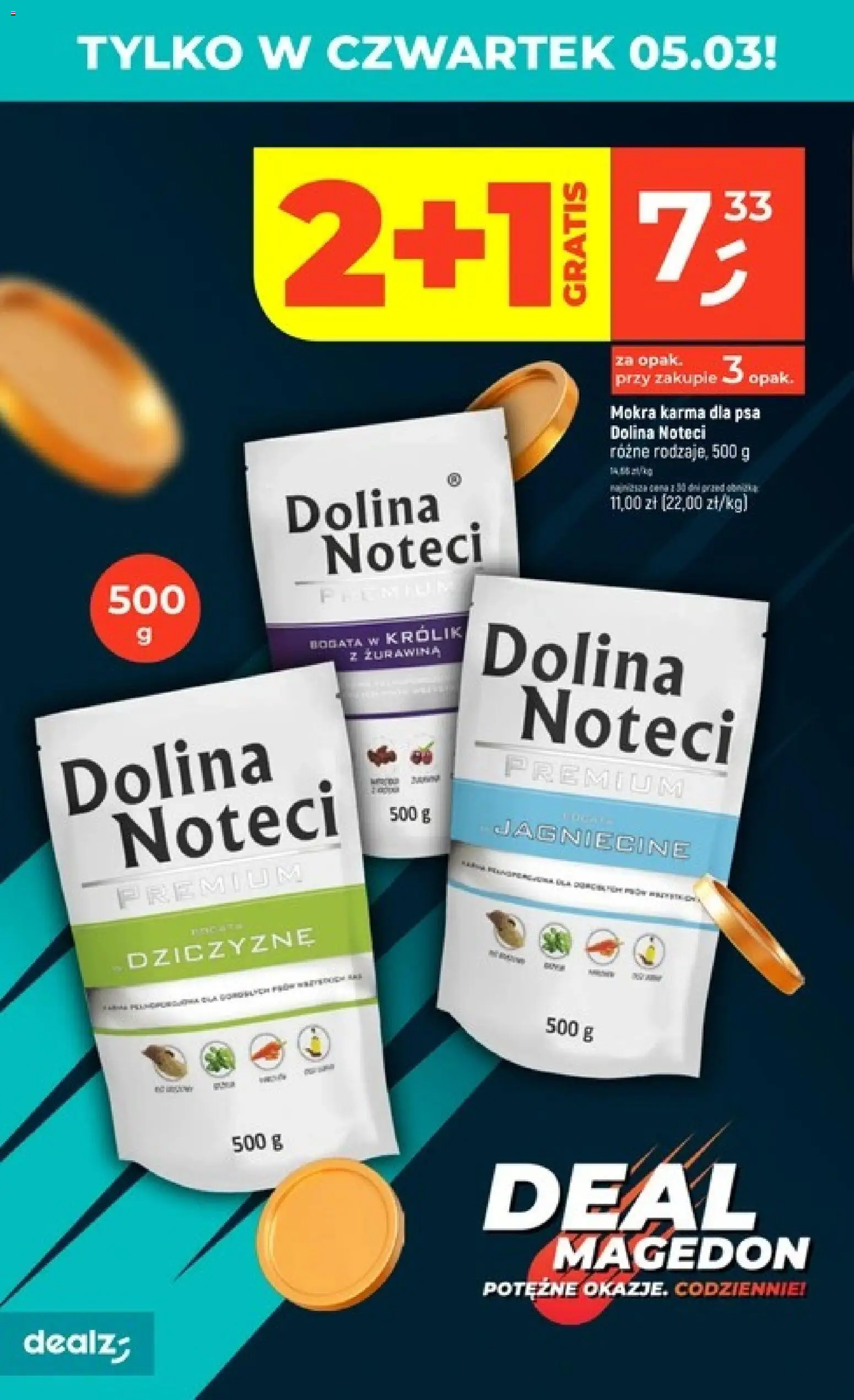 Dealz gazetka od 05.03.2026 | Strona: 2 | Produkty: Żurawina, Karma dla psa