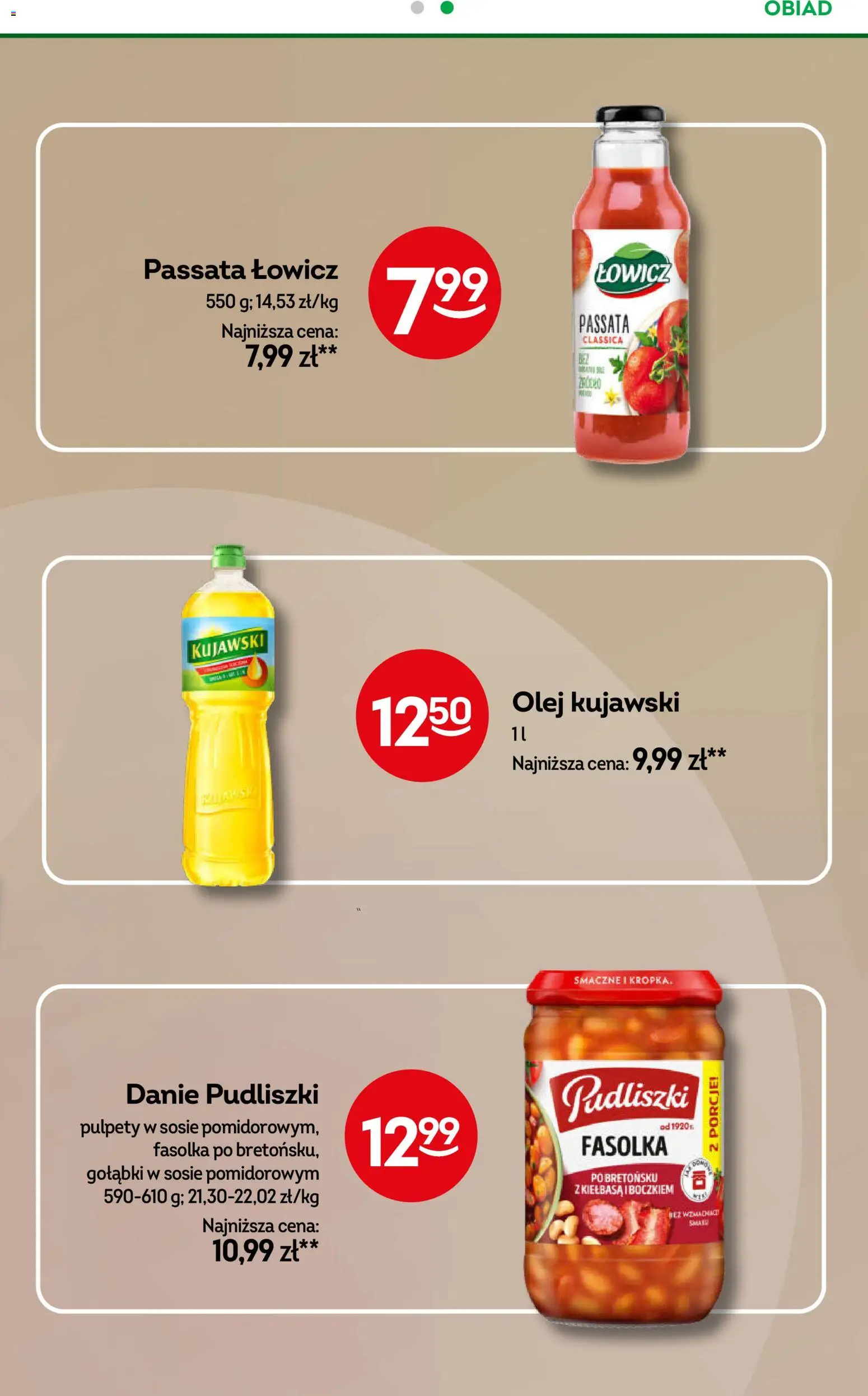 Żabka gazetka - Codzienne produkty od 08.04.2026 | Strona: 17 | Produkty: Kiełbasa, Olej kujawski, Olej