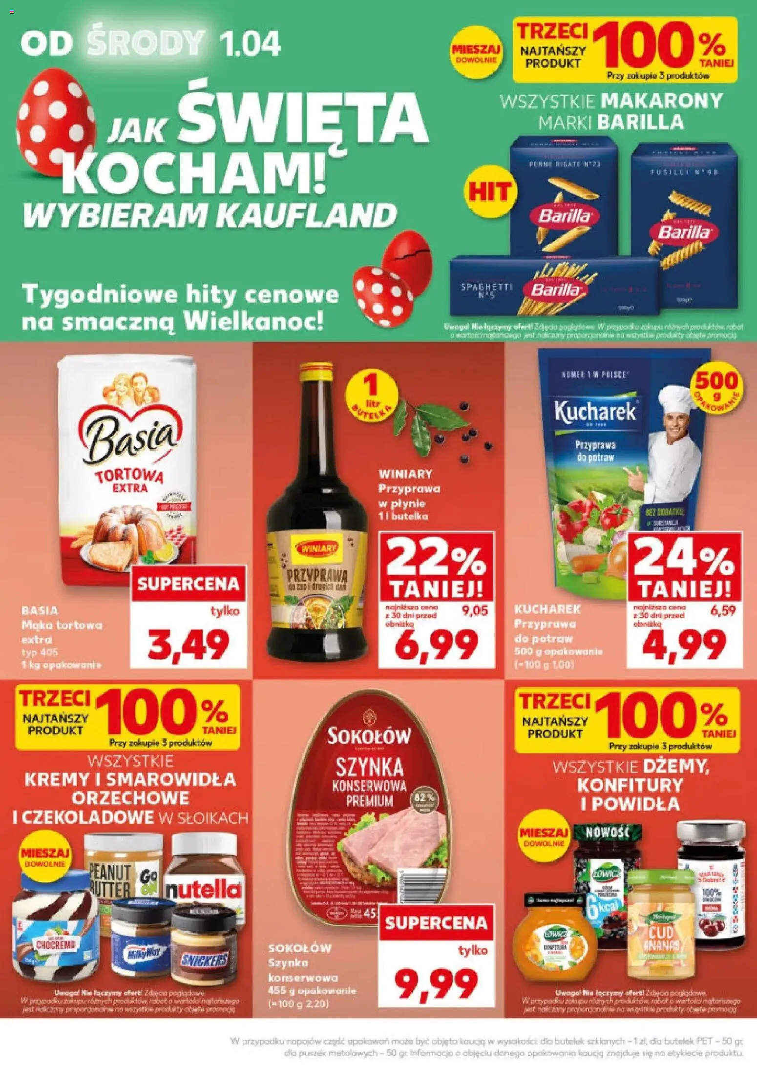 Kaufland gazetka - Mocny start od 07.04.2026 | Strona: 10 | Produkty: Nutella, Powidła, Makarony, Ananas