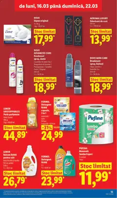Ofertele Lidl valabile de la 16.03.2026 | Pagină: 13 | Produse: Pomelo, Akrilik boya, Balsam, Săpun