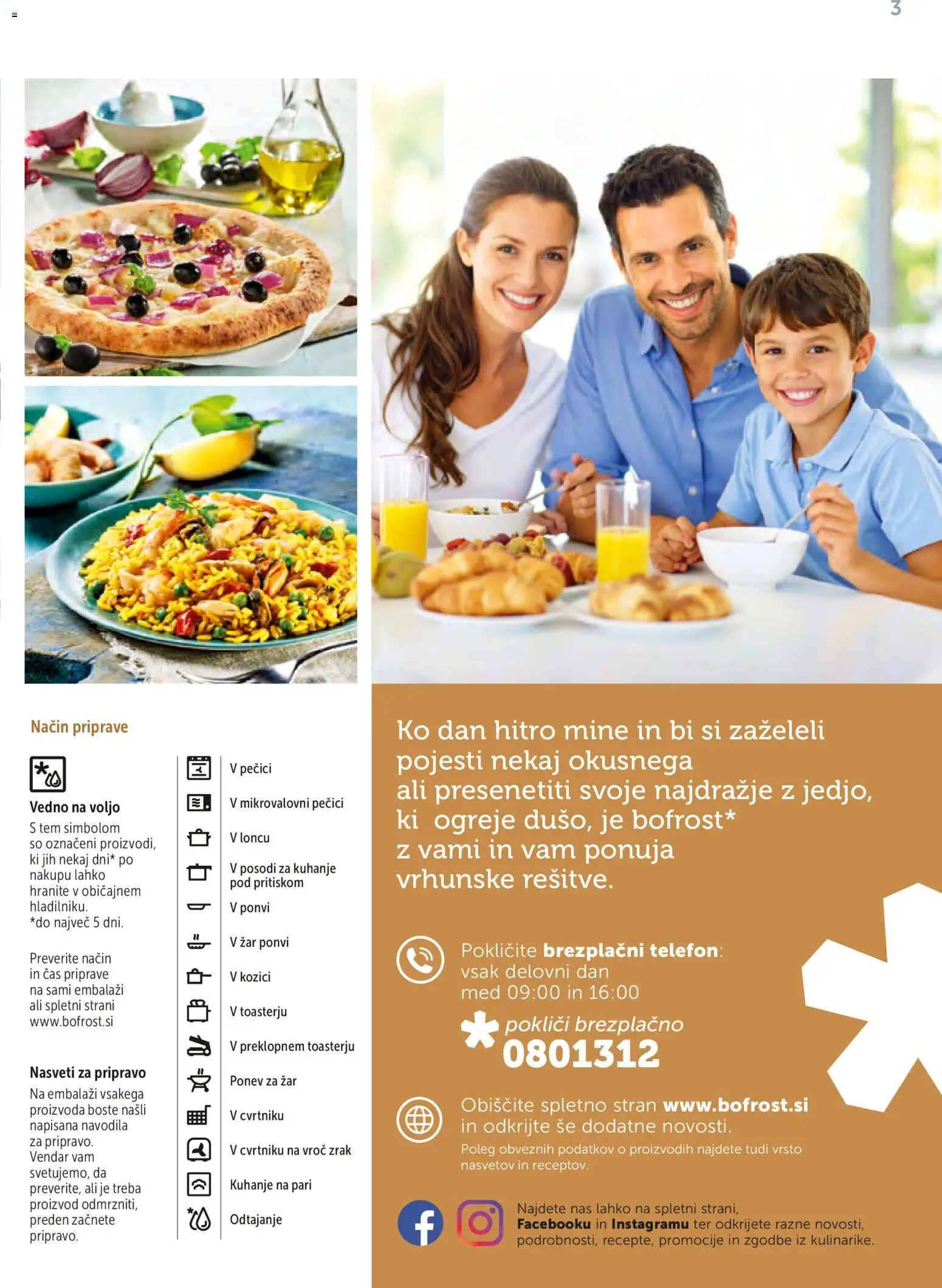Novi Bofrost katalog ponudbe – veljaven od 01.11.2025 | Stran: 3 | Izdelki: Telefon, Zar