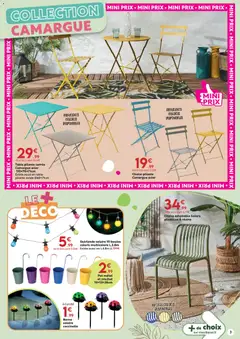 Maxi Bazar - Prévisualisation de Maxi Bazar catalogue valide à partir de 01.04.2026 | Page: 3 | Produits: Guirlande solaire, Table, Chaise, Table pliante