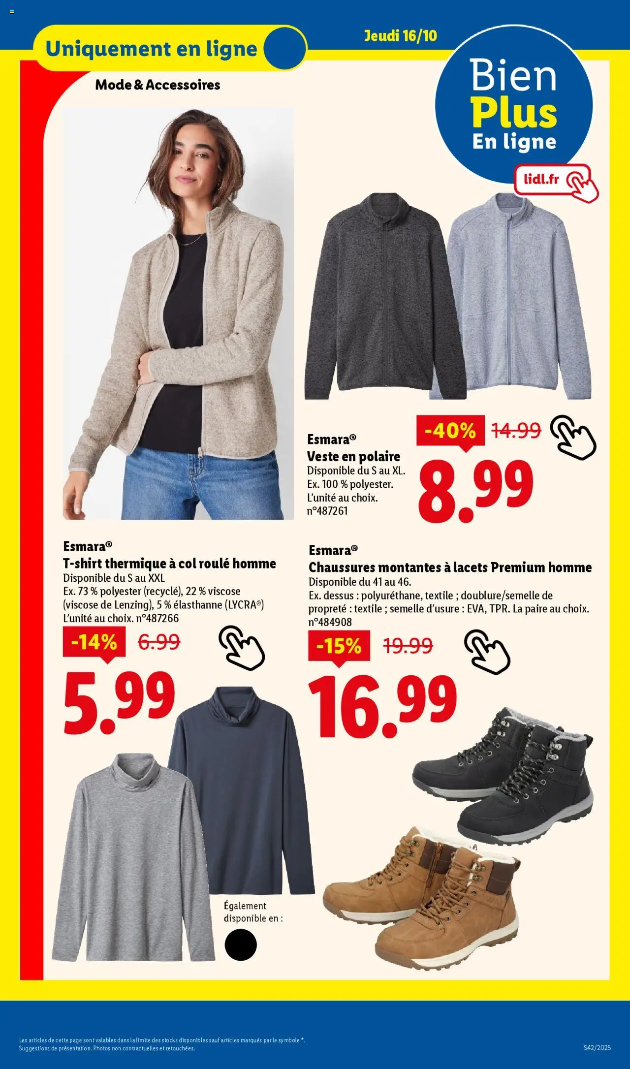 {H1} | Page: 53 | Produits: T-shirt, Veste