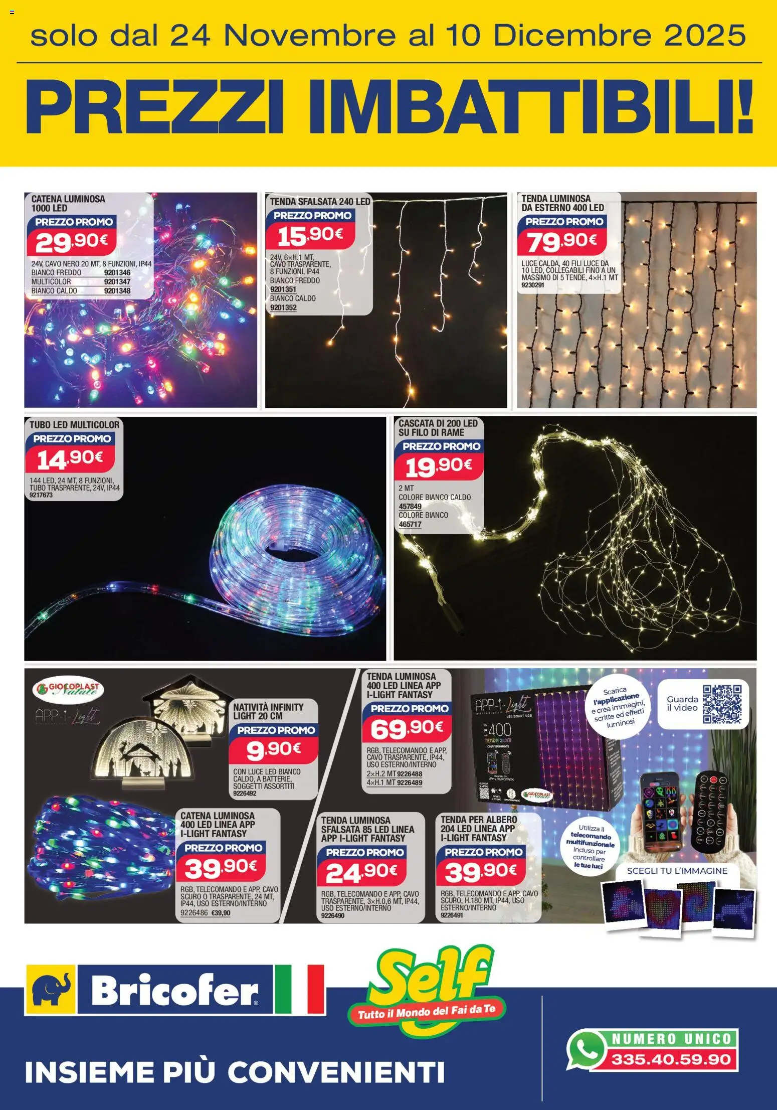 Volantino Self del 24.11.2025 | Pagina: 11 | Prodotti: Tenda, Tubo, Video, Cavo