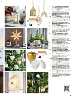 Vista previa Catálogo IKEA Brochure de navidad válido desde el 01.10.2025 | Página: 9 | Productos: Lámpara de techo, Cable, Manta, Planta artificial