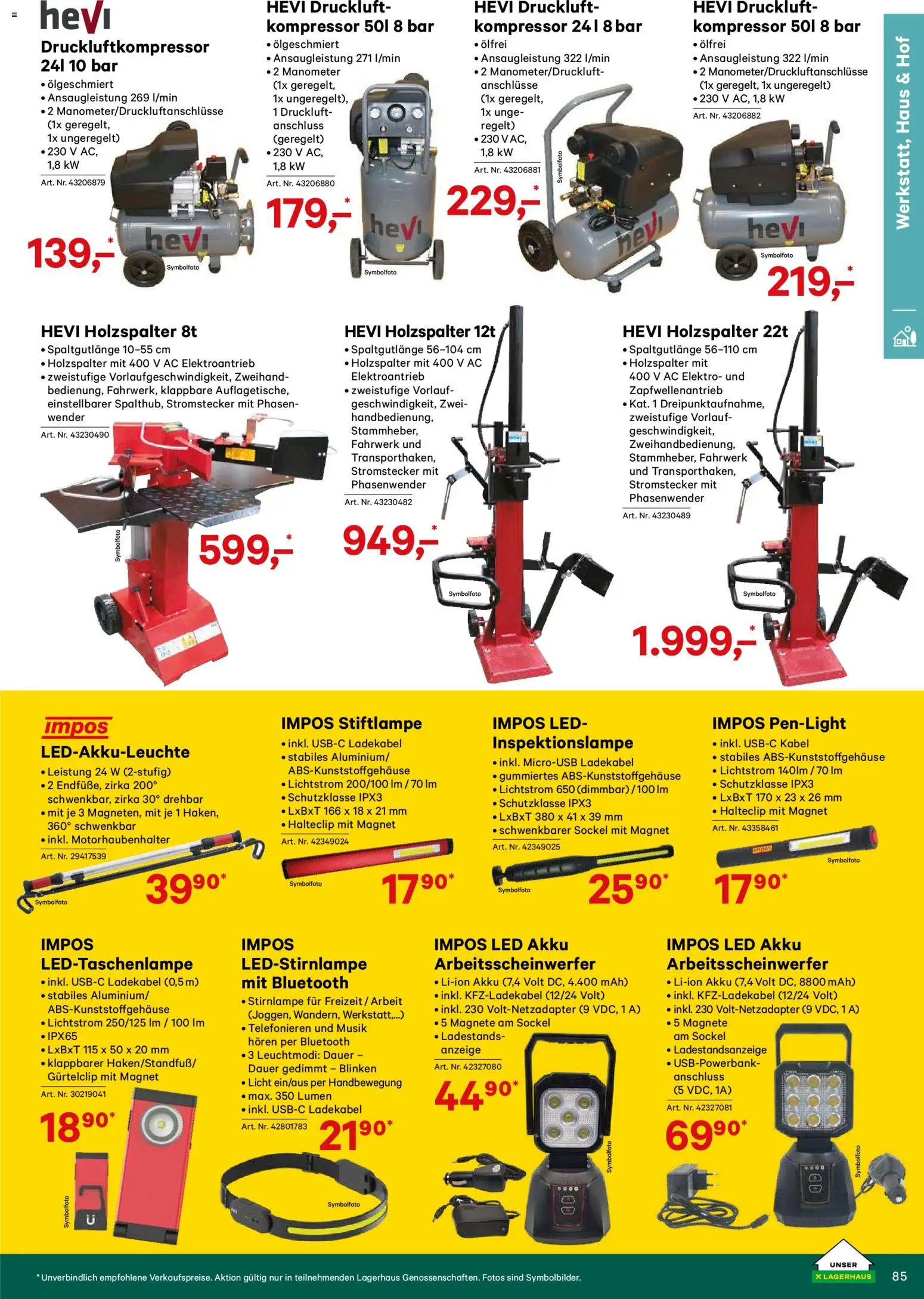 Lagerhaus Verschleißteile & Zubehör gültig ab 01.01.2026 | Seite: 85 | Produkte: Kabel, Manometer