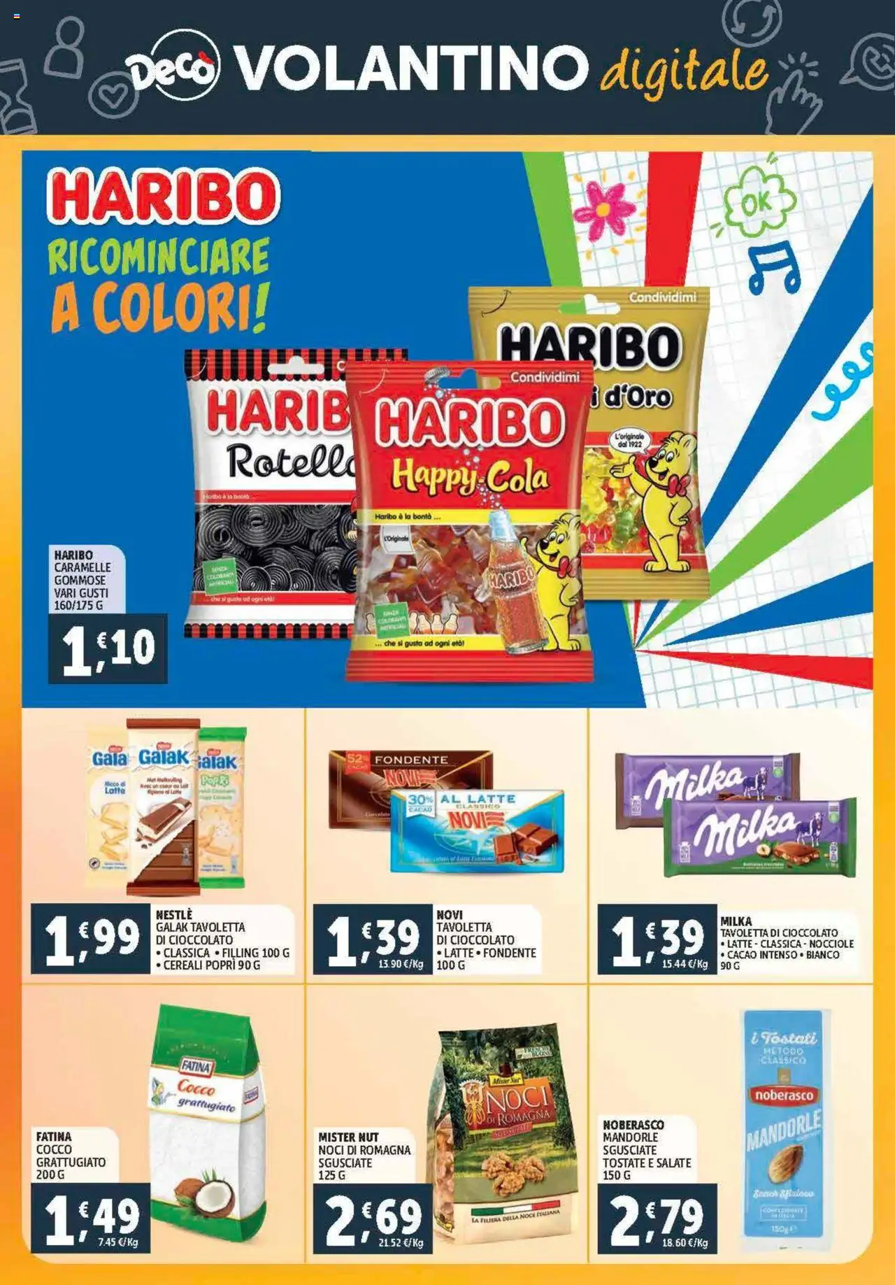 Volantino Decò del 12.09.2025 | Pagina: 26 | Prodotti: Cioccolato, Caramelle, Nocciole, Cacao