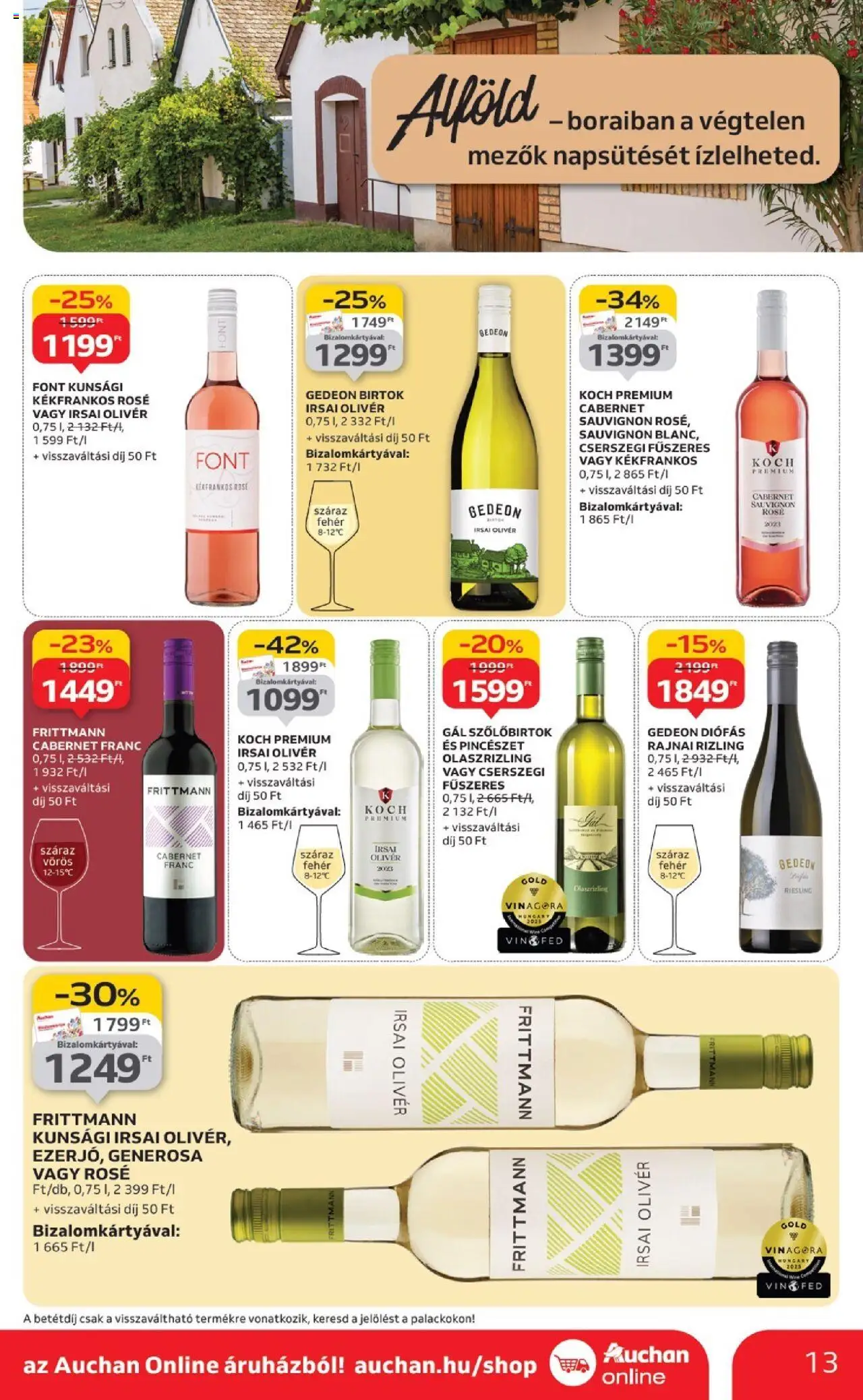 Auchan akciós ujság - amely érvényes a következő dátumtól: 02.10.2025 | Oldal: 13