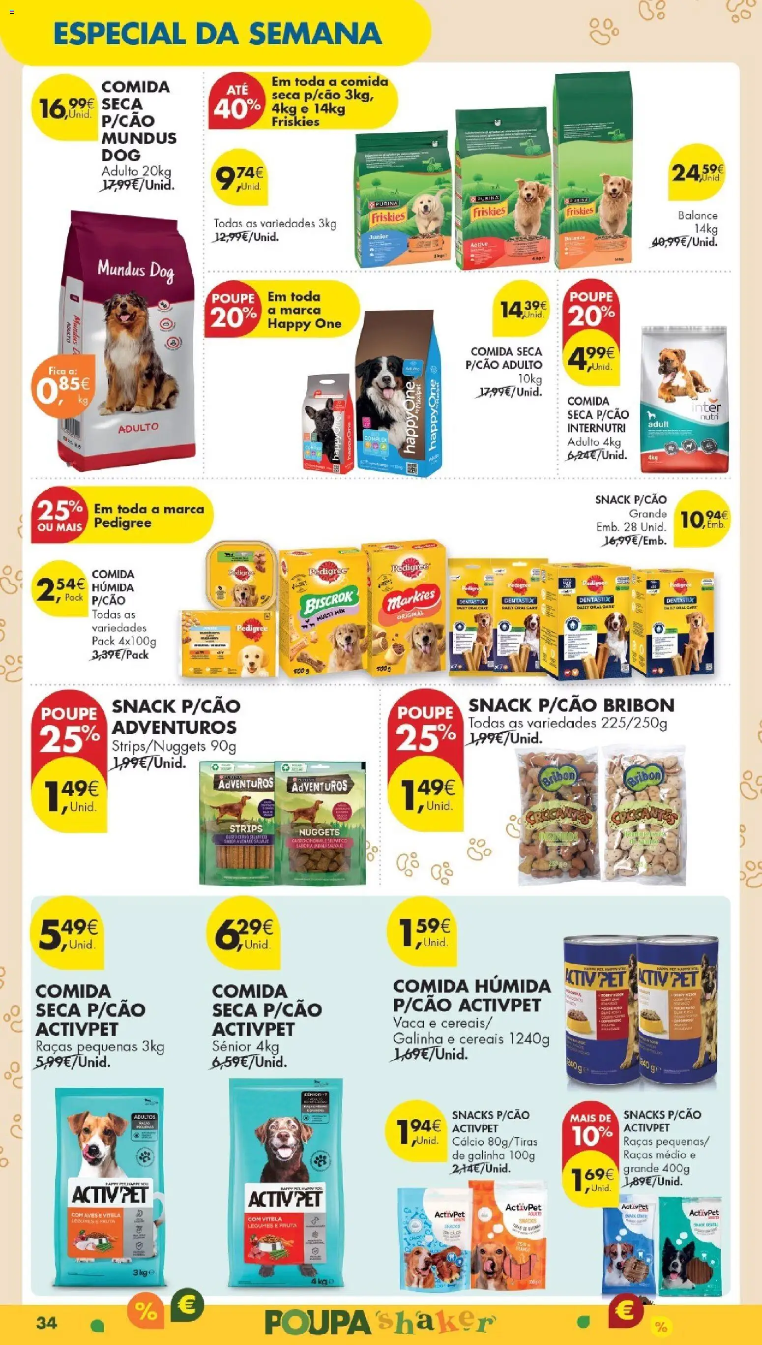 Pingo Doce Poupe Esta Semana Madeira │ válido de 24.02.2026 | Página: 34 | Produtos: Vitela, Cálcio, Cereais, Nuggets