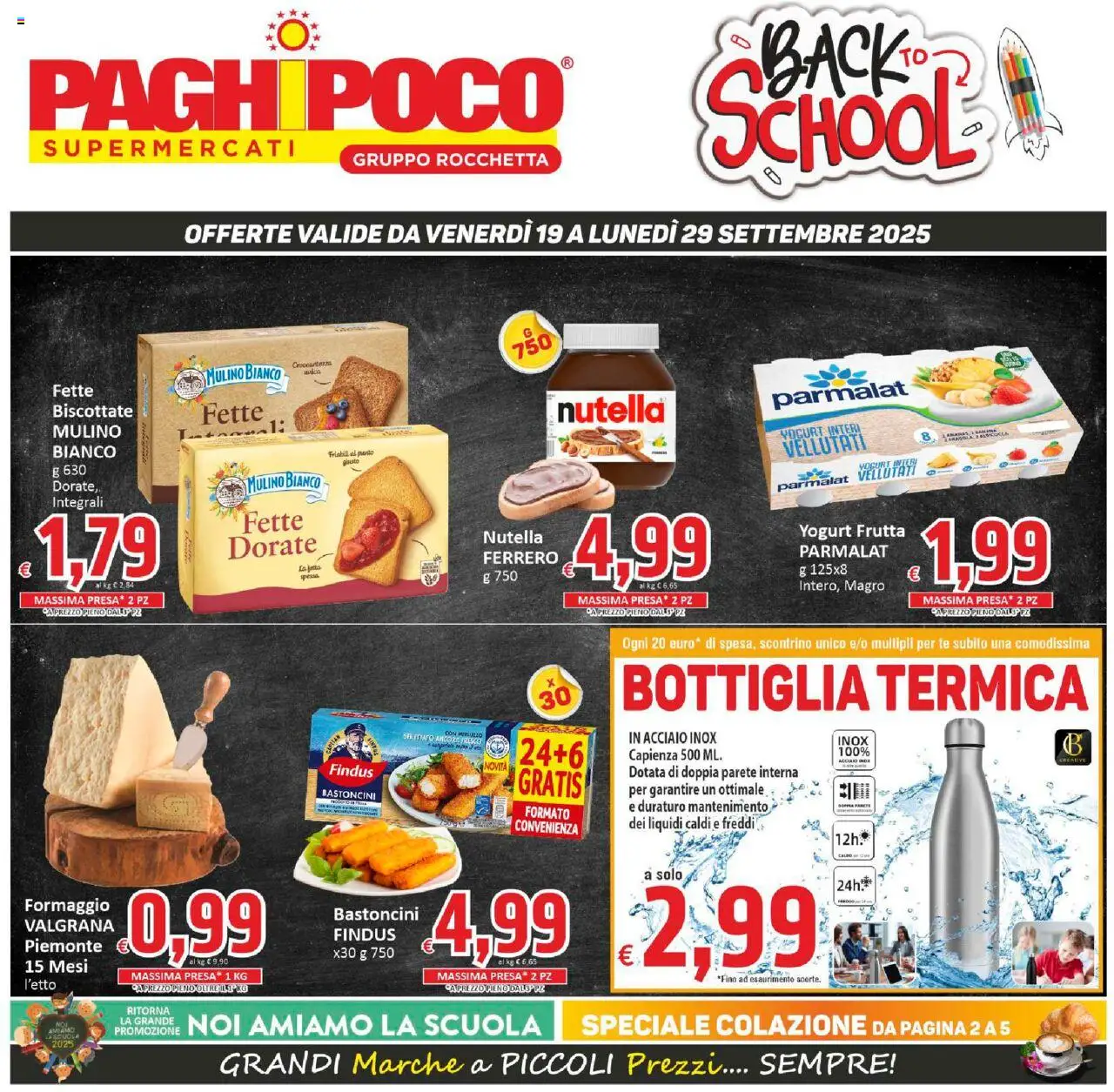 Volantino Paghi Poco del 19.09.2025 | Pagina: 1