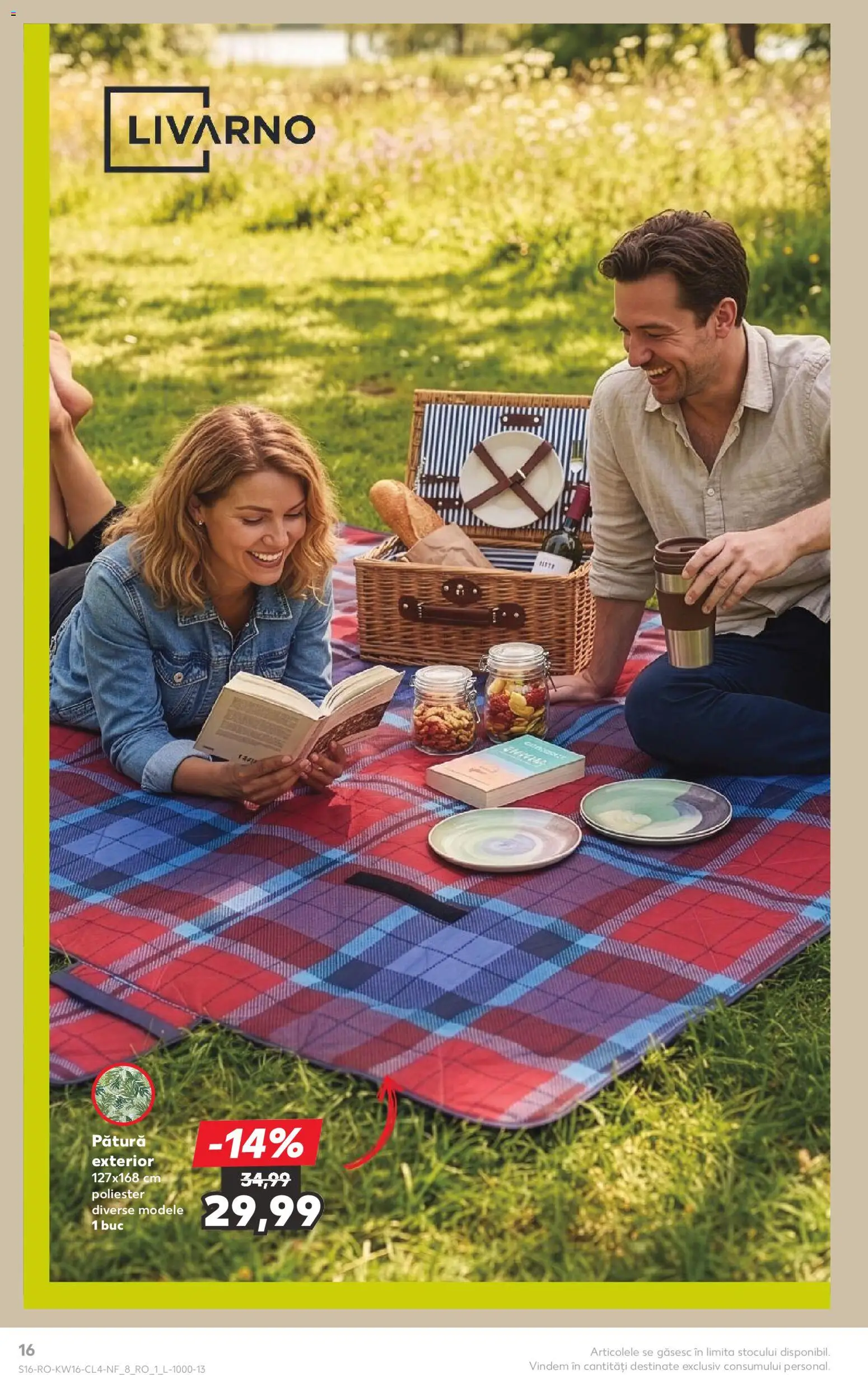 Noul catalog Kaufland – valabil de la 15.04.2026 | Pagină: 16 | Produse: Pătură