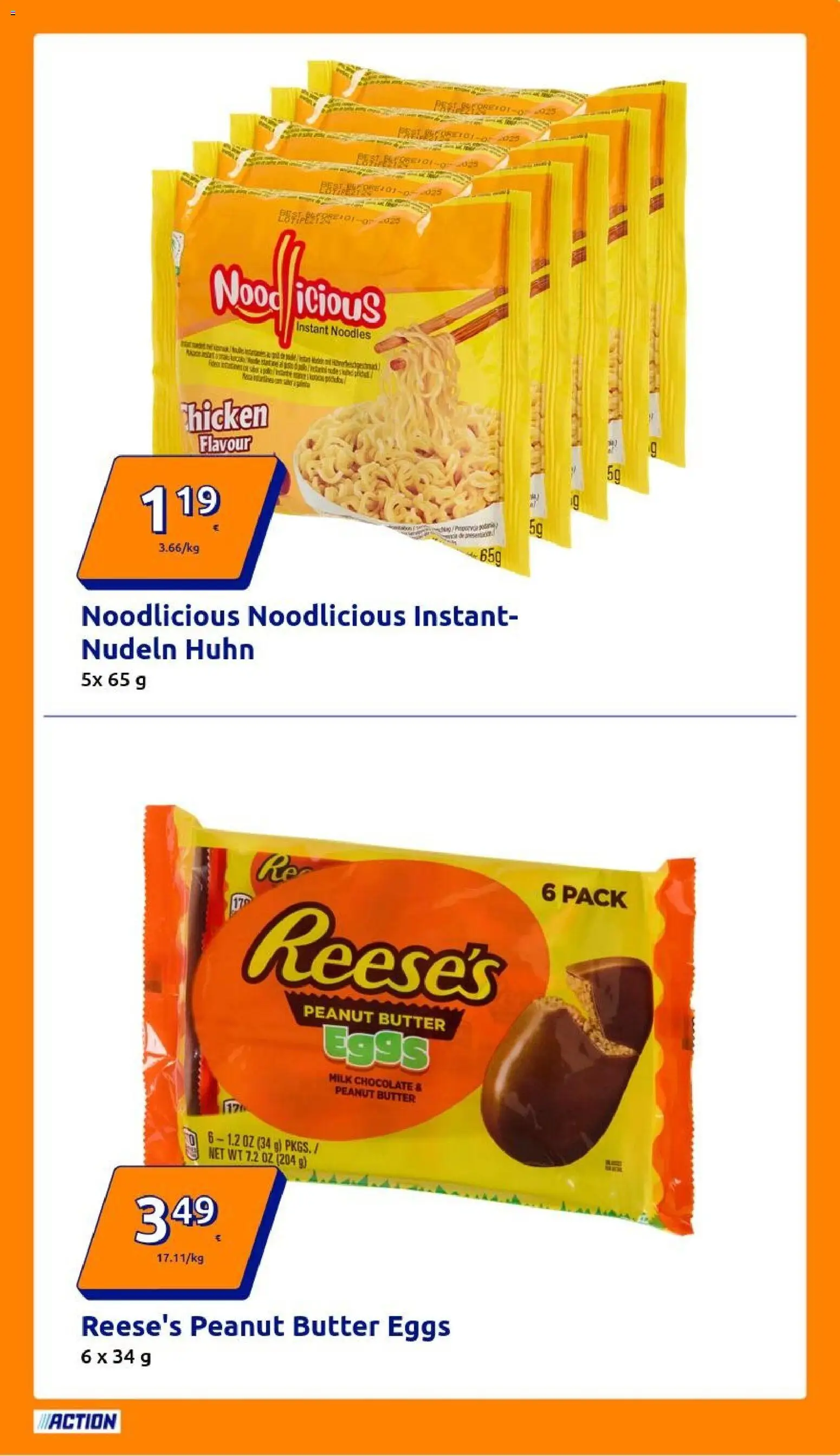 Action Flugblatt gültig ab 18.02.2026 | Seite: 11 | Produkte: Butter, Nudeln